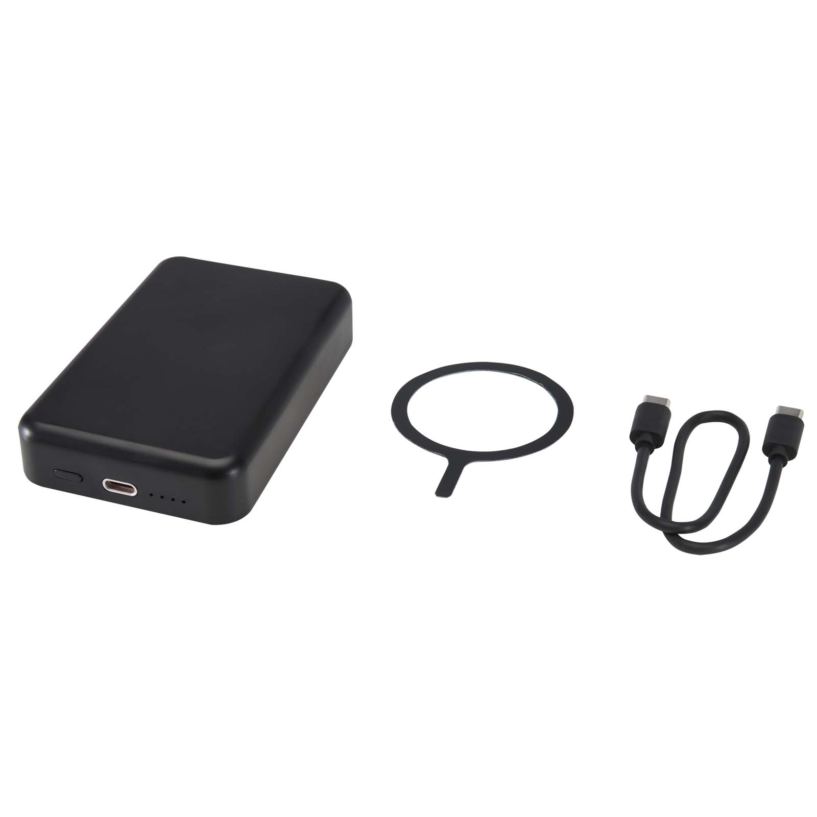 Batterie de secours Acrab magnétique sans fil de 10 000 mAh et 15 W avec PD de 20 W - fabriquée en plastique recyclé