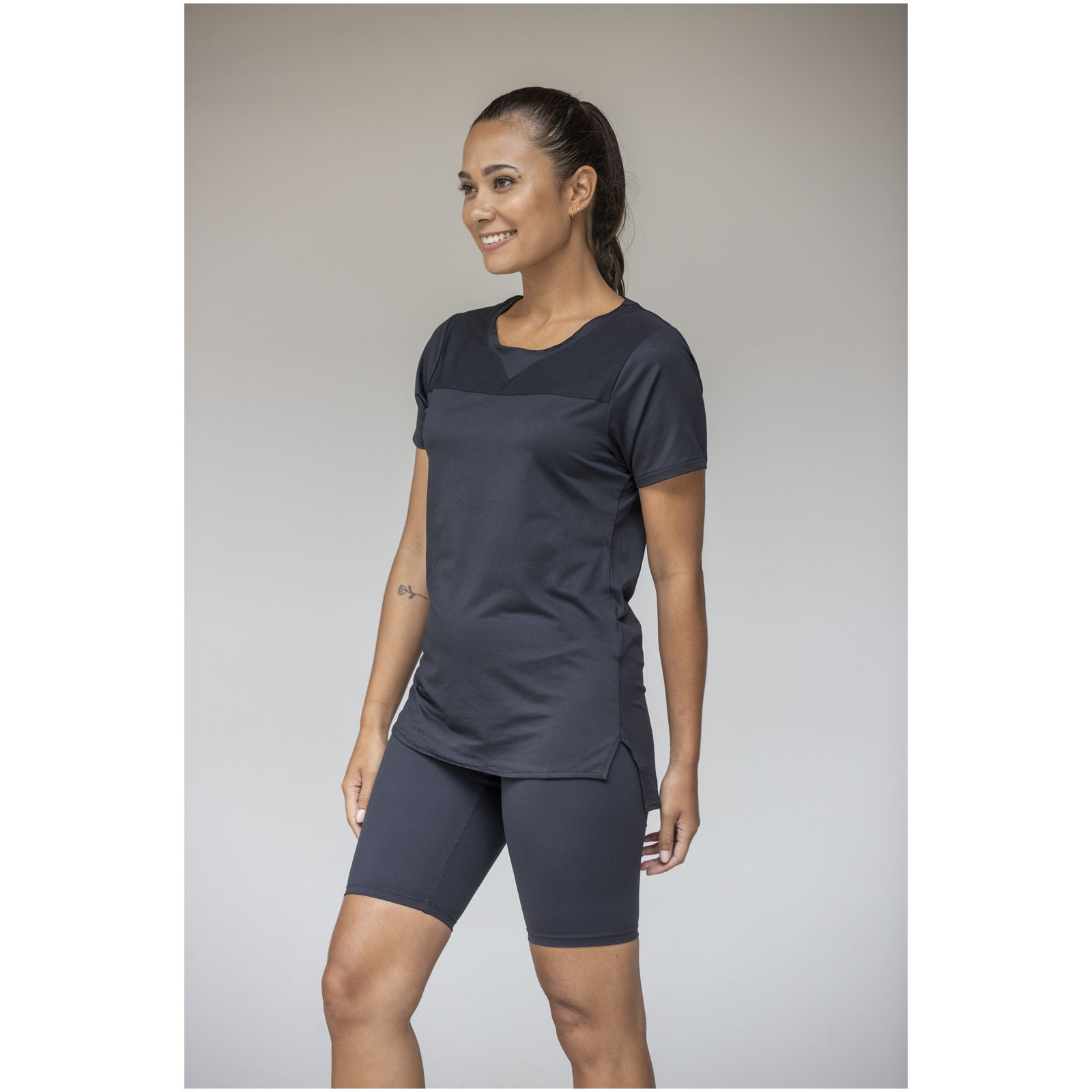 Elevate T-shirt Borax à manches courtes et en cool fit recyclé GRS de 160 g/m² pour femme