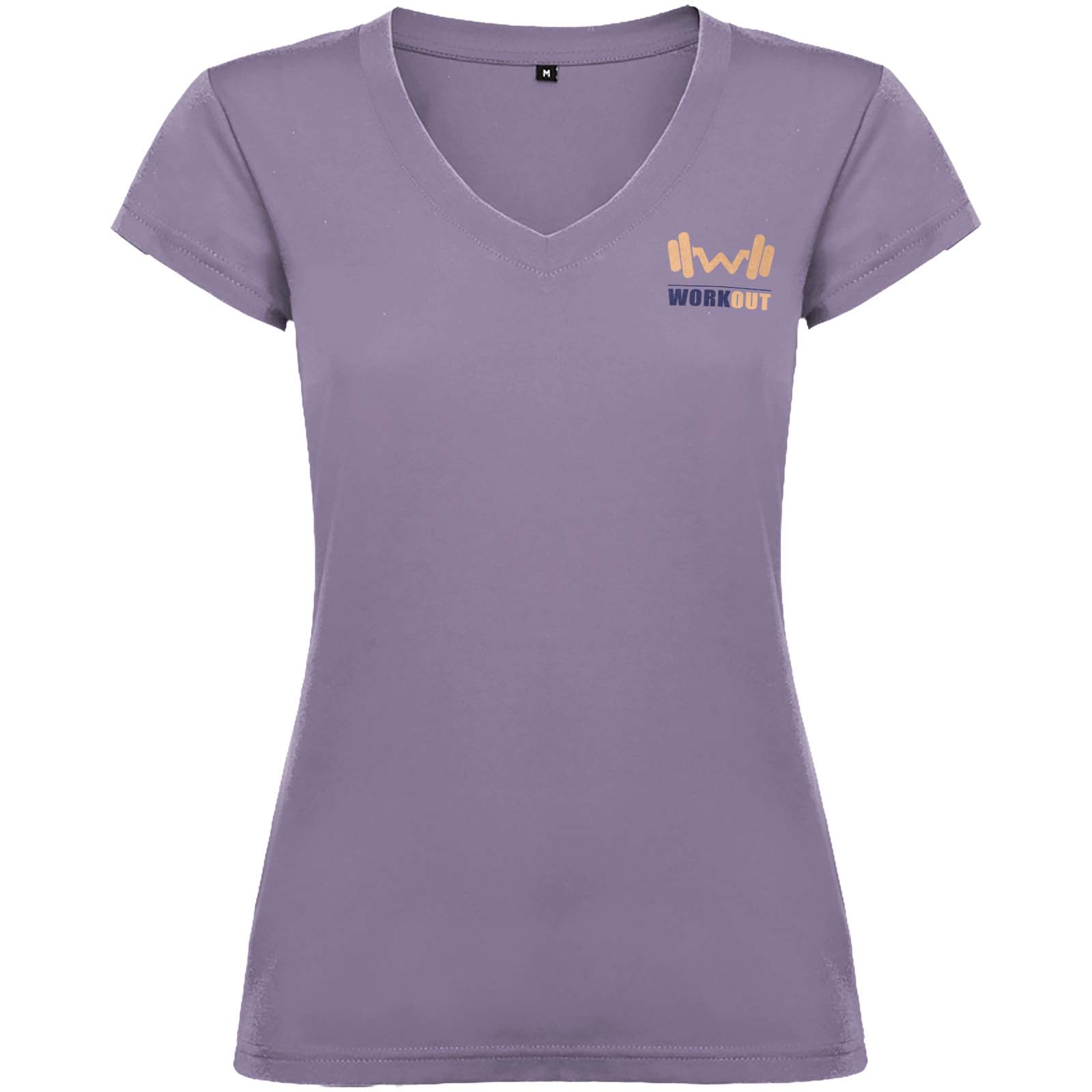 Roly T-shirt de 155 g/m² Victoria à col en V et manches courtes pour femme