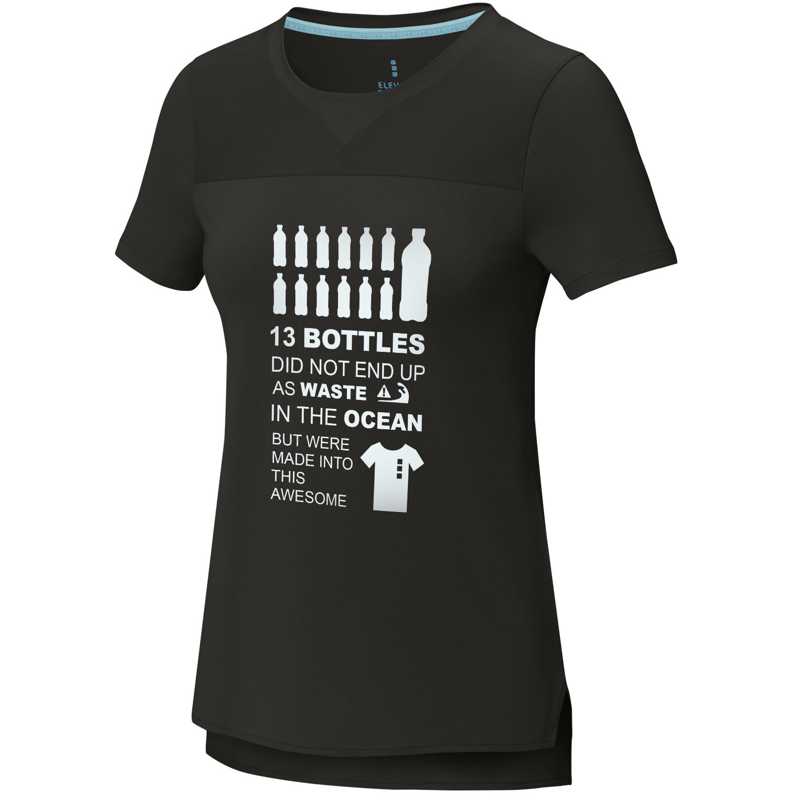 Elevate T-shirt Borax à manches courtes et en cool fit recyclé GRS de 160 g/m² pour femme