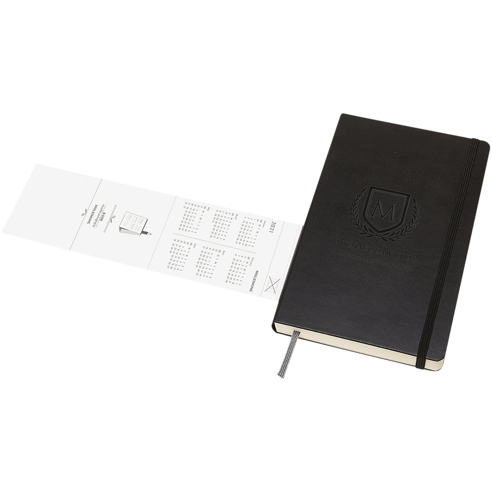 Agenda L quotidien 12 mois Moleskine à couverture rigide