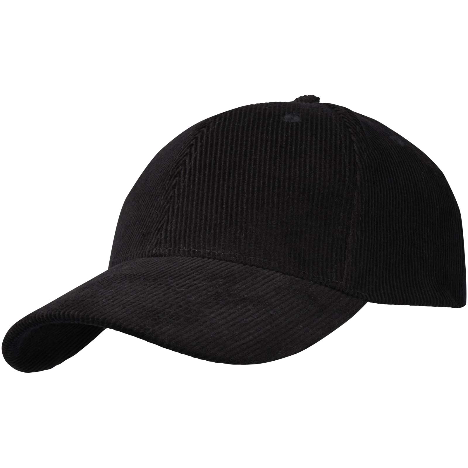 Elevate Casquette 6 panneaux de 280 g/m² Hutton en velours côtelé recyclé