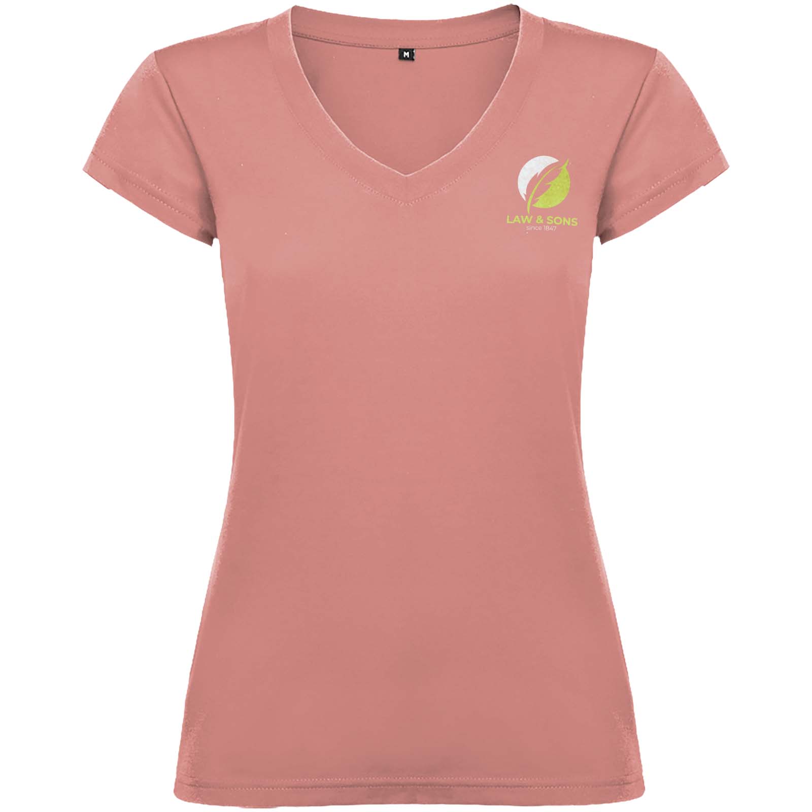 Roly T-shirt de 155 g/m² Victoria à col en V et manches courtes pour femme