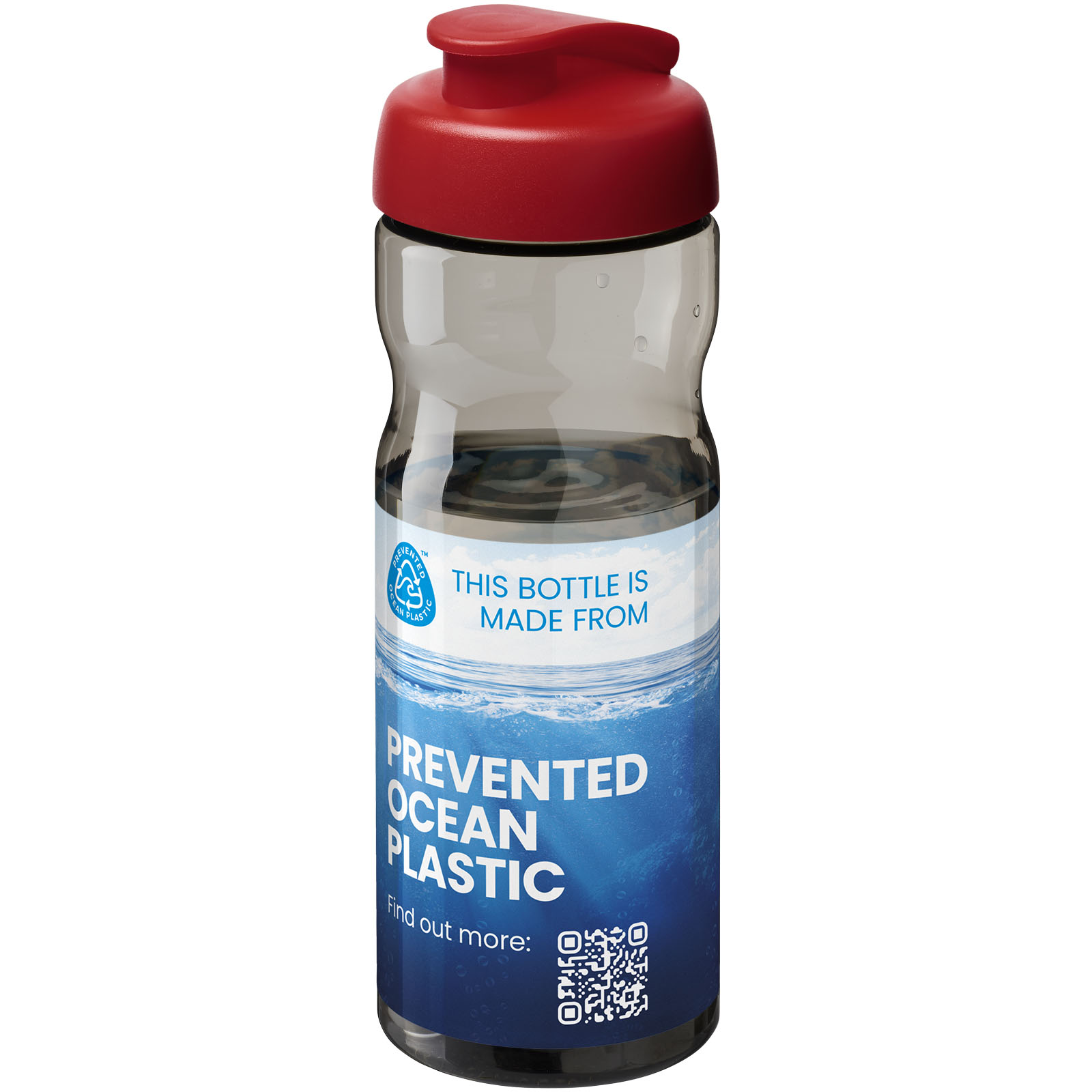 Bouteille de sport H2O Active® Eco POP Base 650ml avec couvercle à bascule