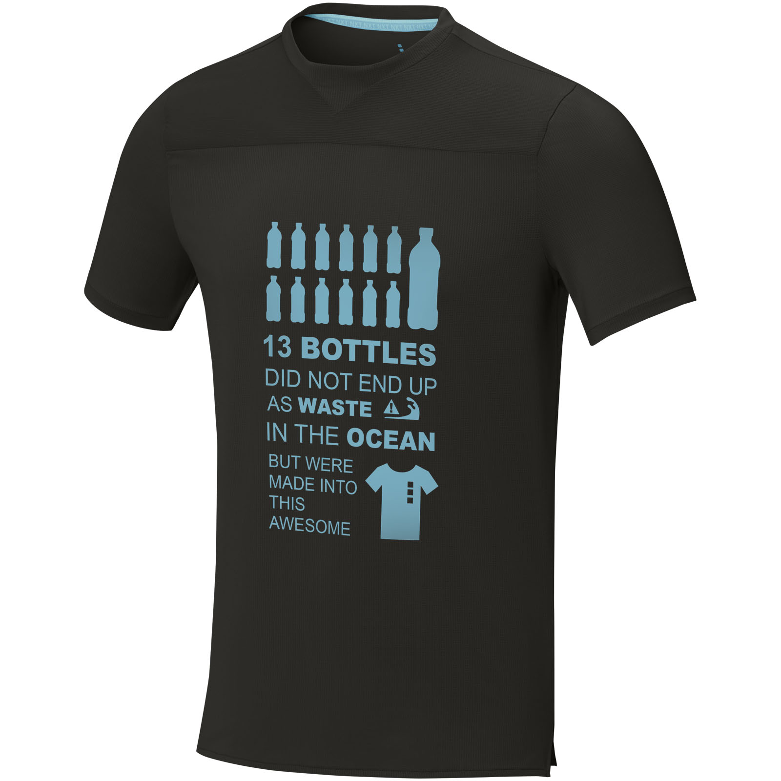 Elevate T-shirt Borax à manches courtes et en cool fit recyclé GRS de 160 g/m² pour homme