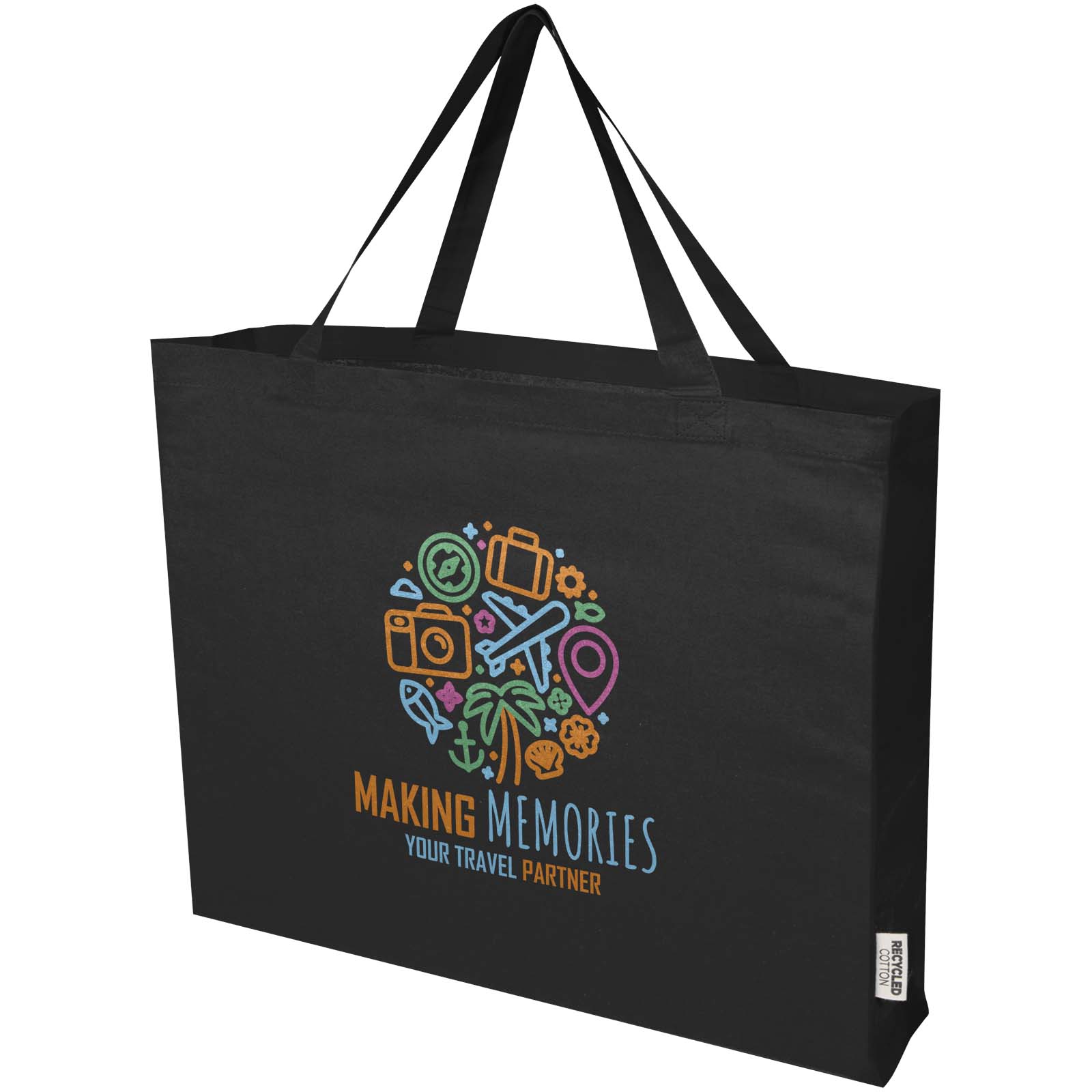 Sac shopping Odessa en coton recyclé 220 g/m² certifié GRS 40L