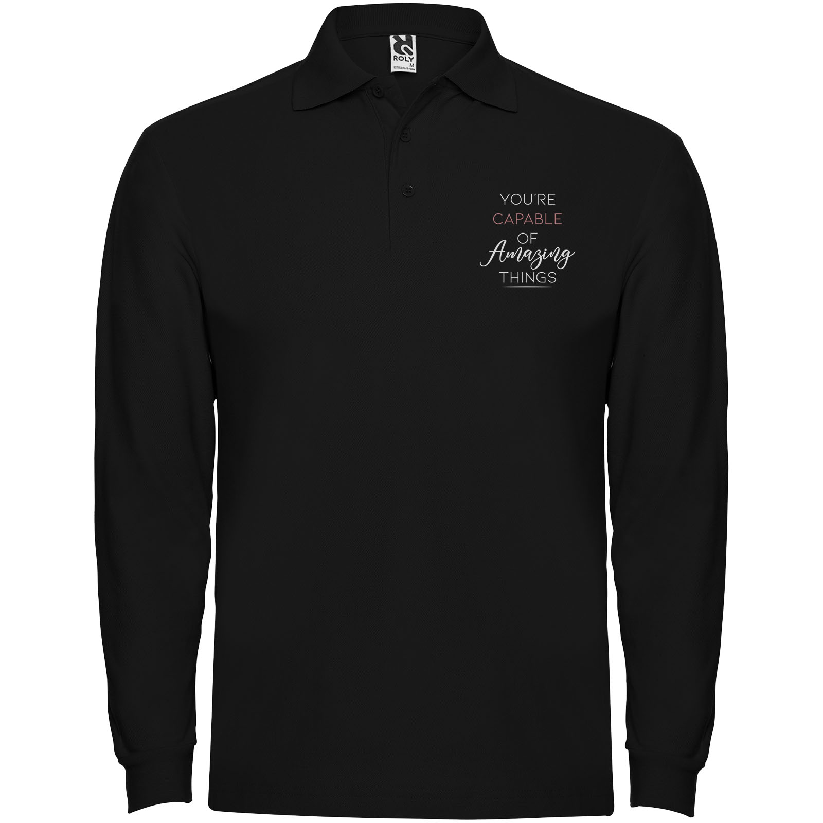 Roly Polo de 220 g/m² Estrella à manches longues pour homme