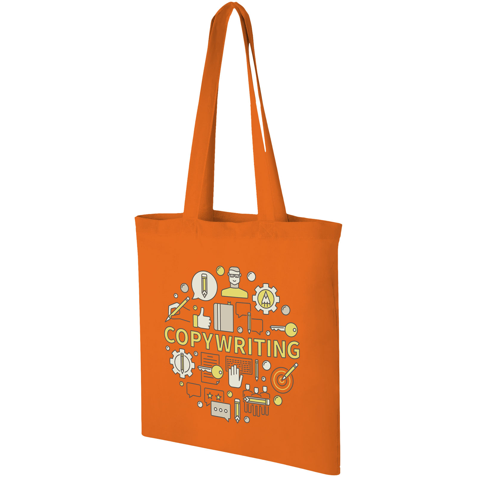 Sac shopping coton Madras 140 gr/m² 7L