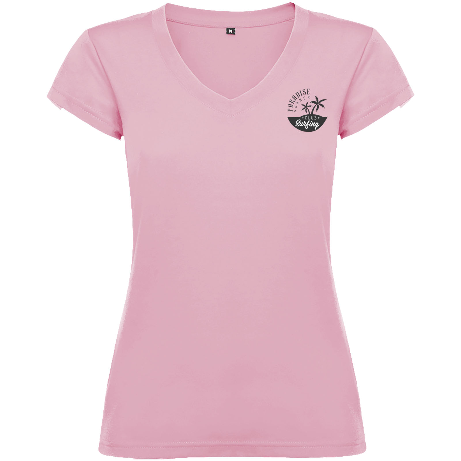 Roly T-shirt de 155 g/m² Victoria à col en V et manches courtes pour femme