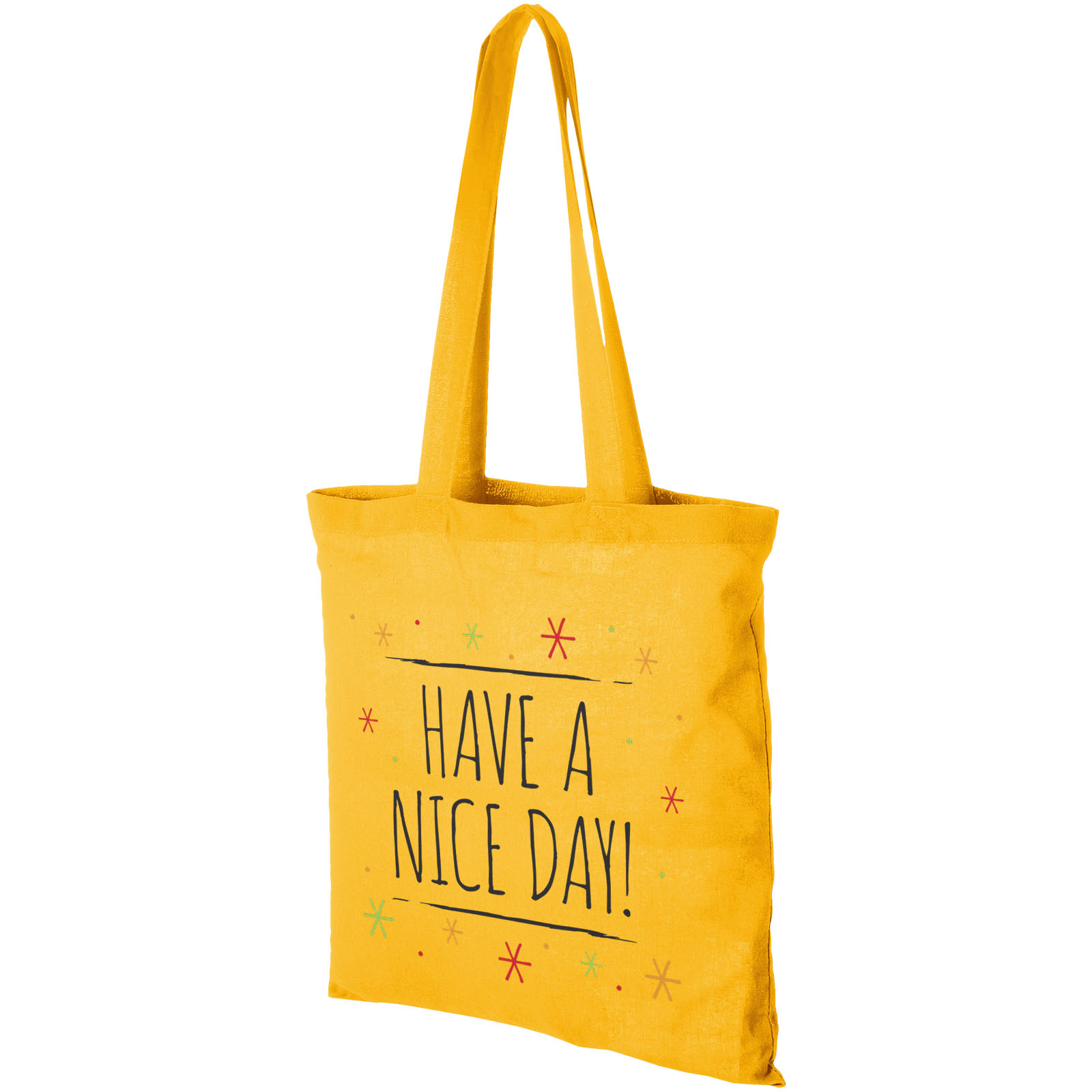 Sac shopping coton Madras 140 gr/m² 7L