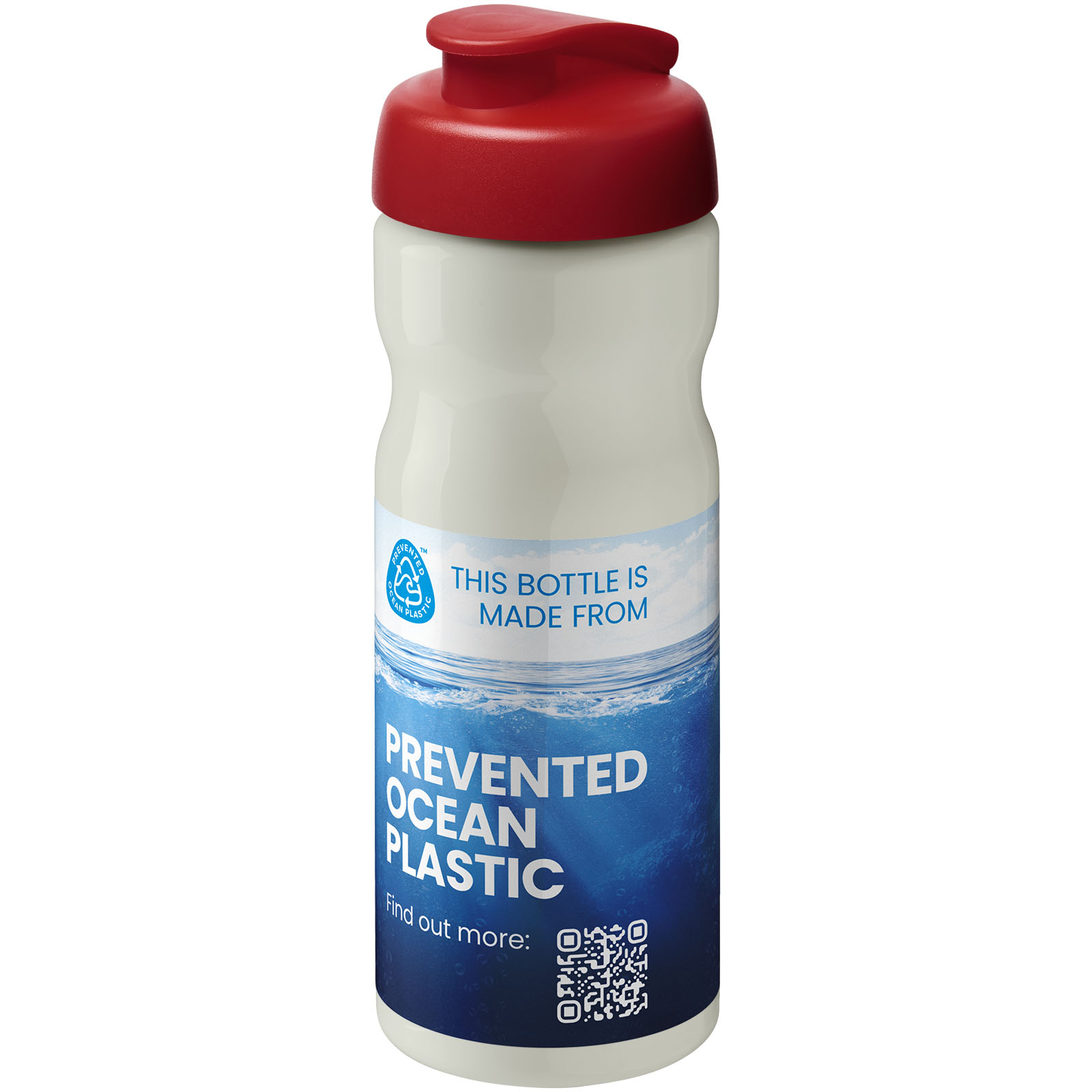 Bouteille de sport H2O Active® Eco POP Base 650ml avec couvercle à bascule