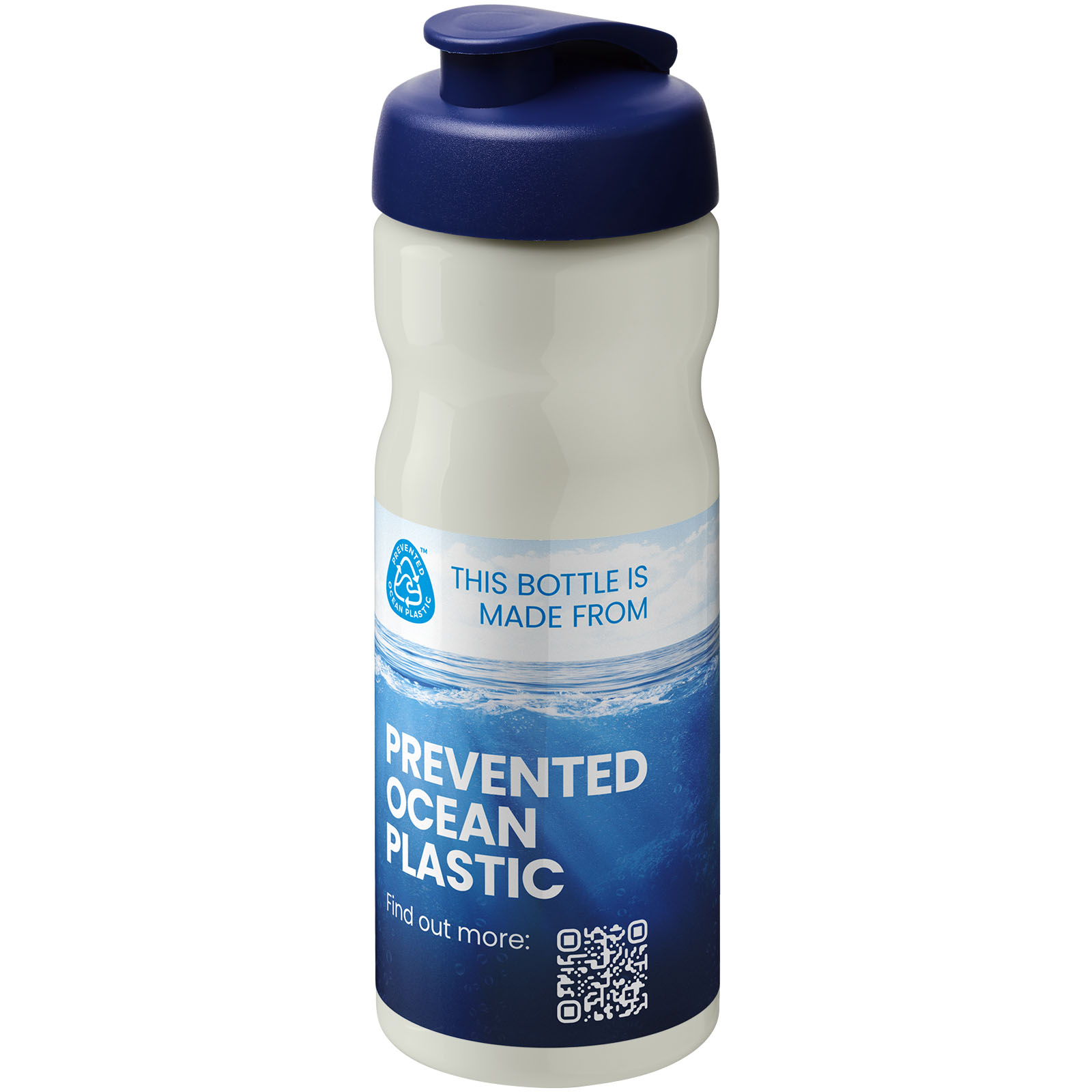 Bouteille de sport H2O Active® Eco POP Base 650ml avec couvercle à bascule