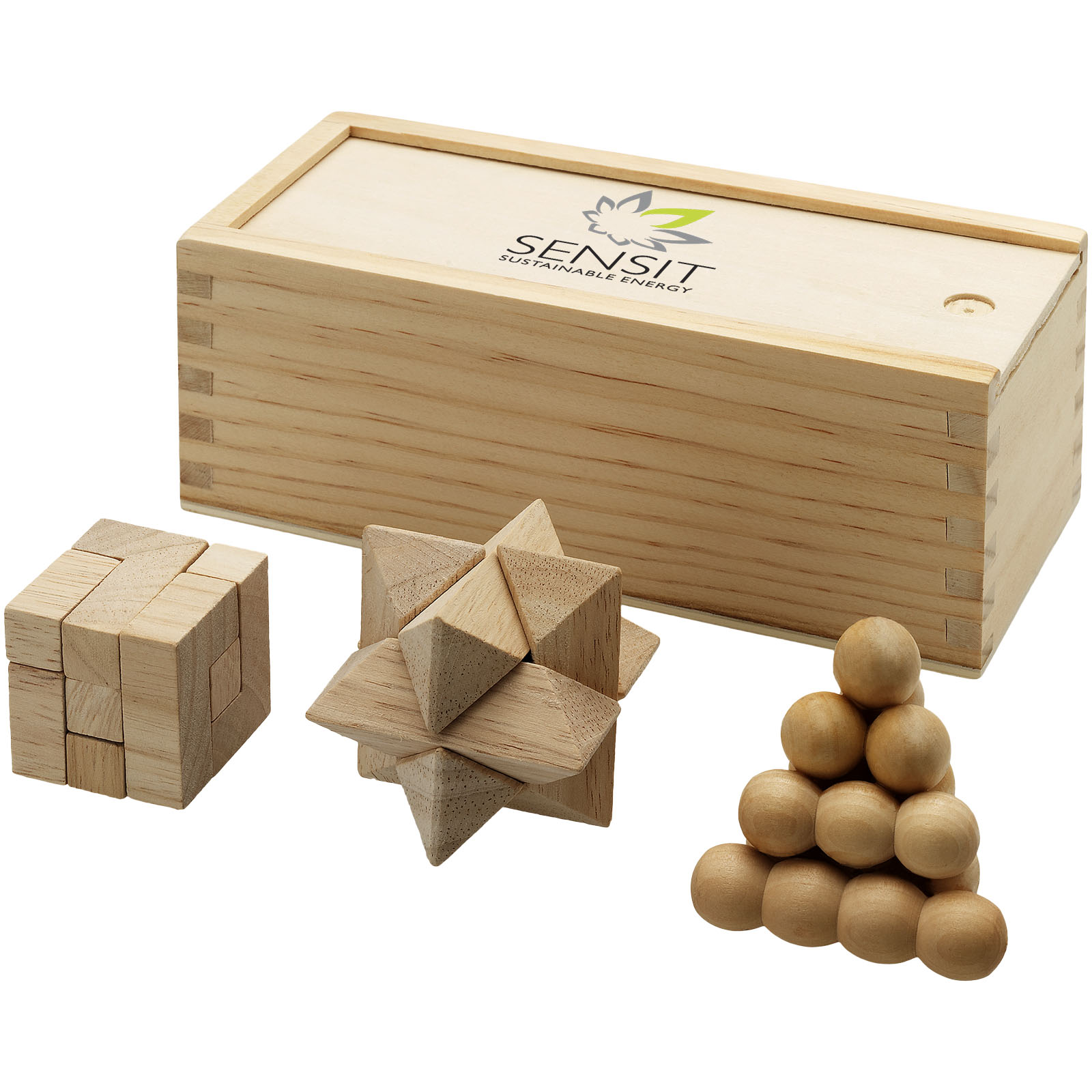 Casse-tête chinois Brainiac 3 pièces en bois