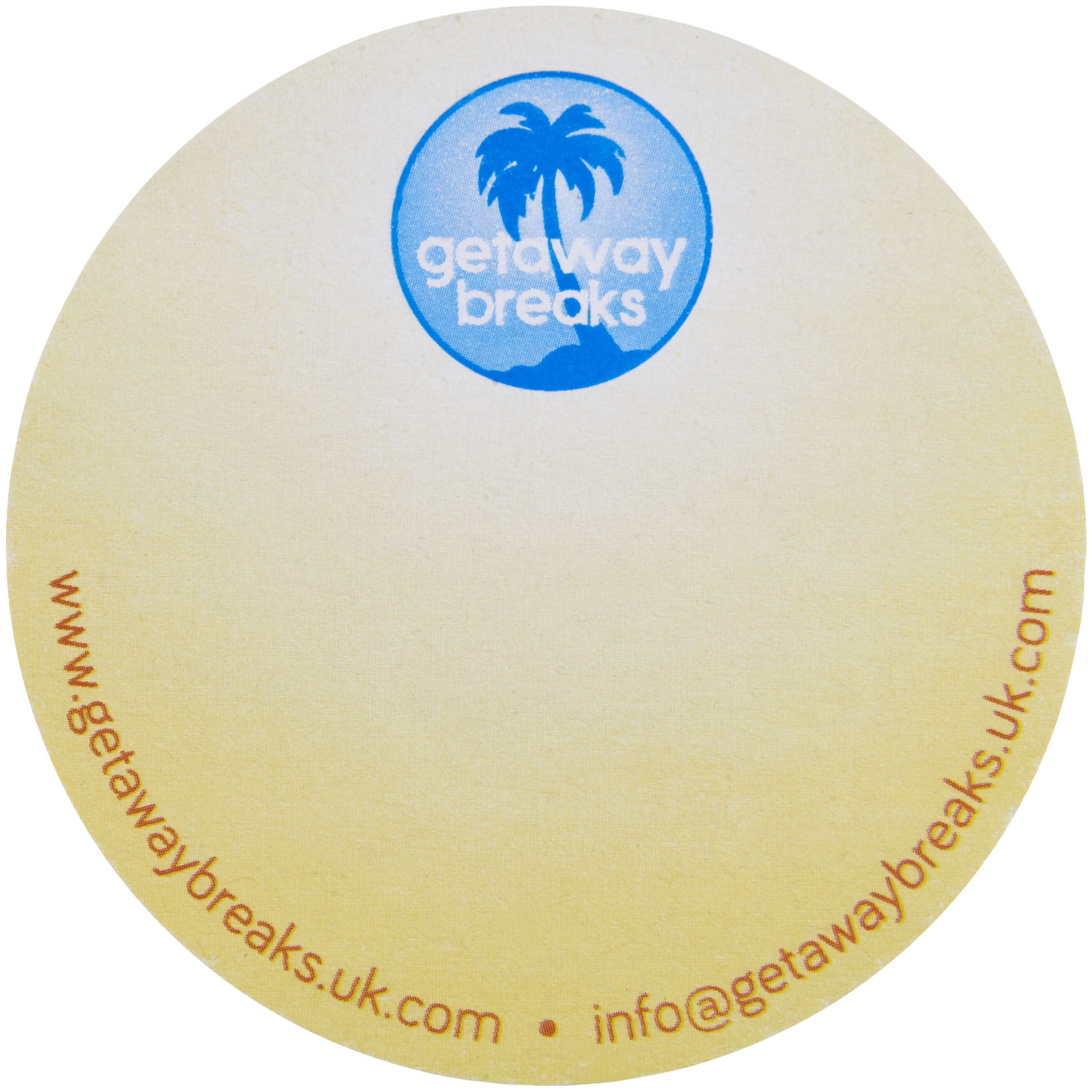 Post-its recyclés Sticky-Mate® en forme de cercle