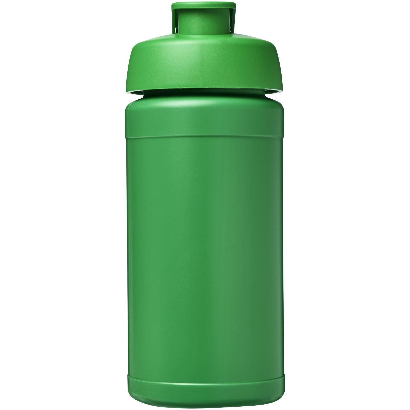 Bouteille de sport Baseline de 500 ml recyclée avec couvercle rabattable