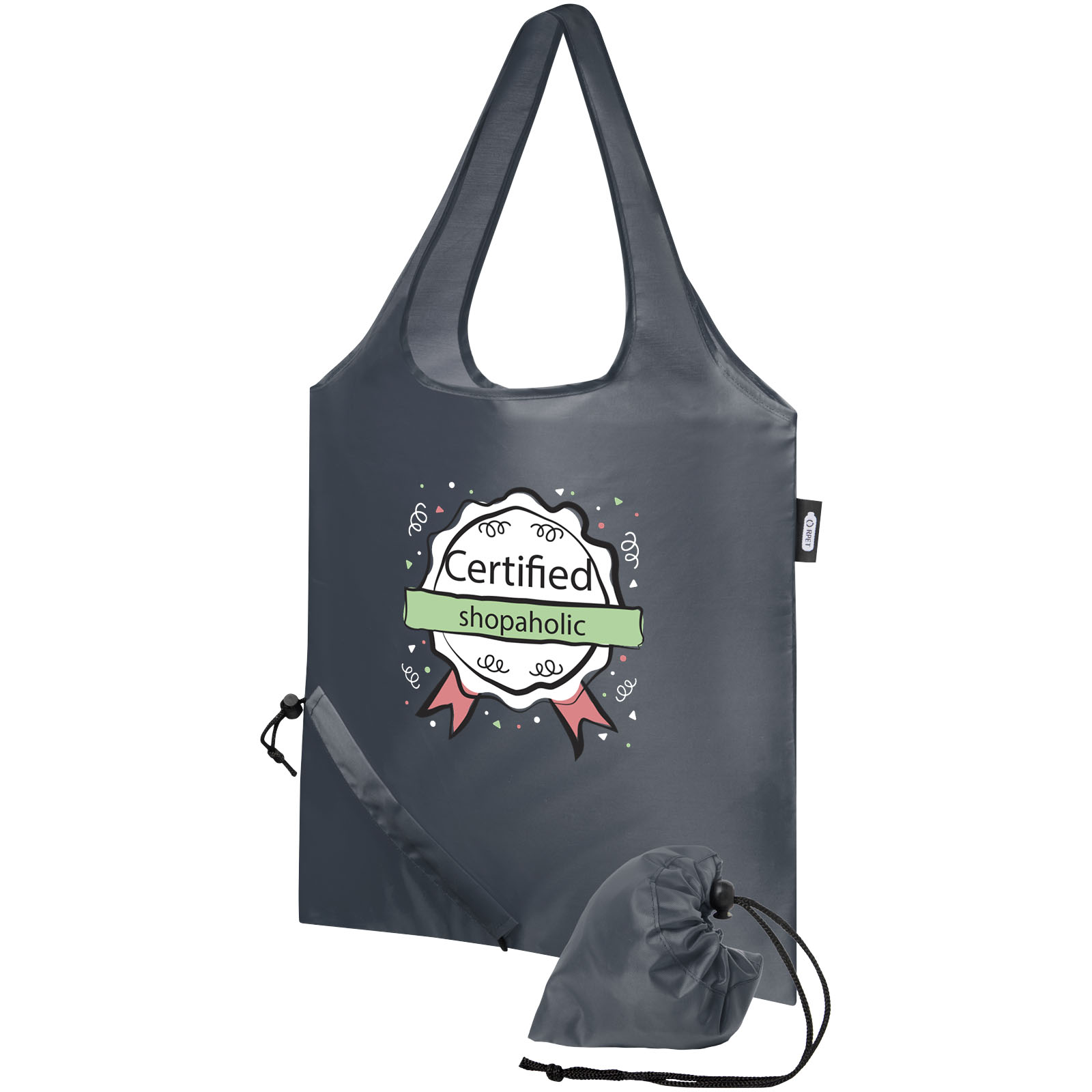 Sac shopping pliable Sabia en PET recyclé 7L