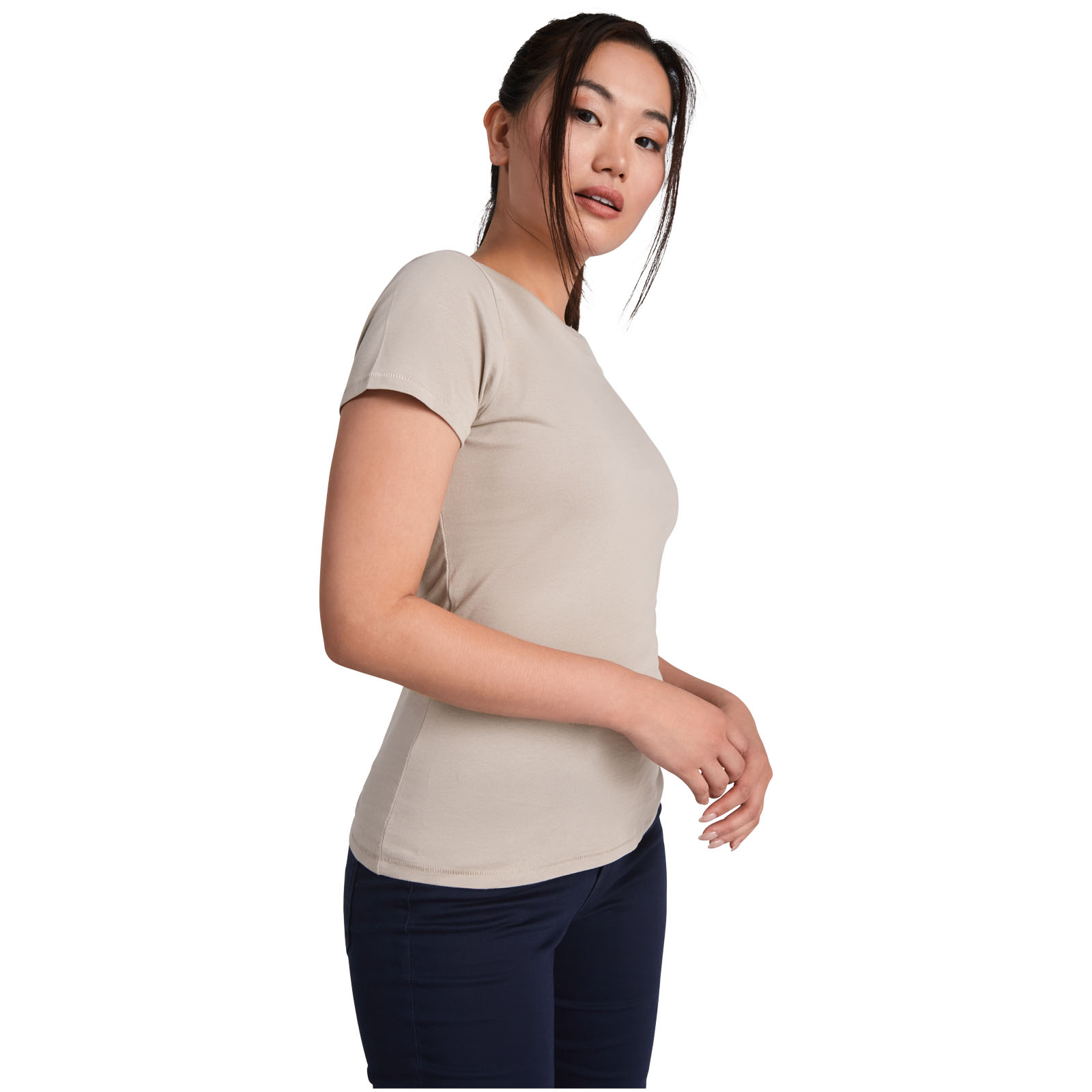 Roly T-shirt de 160 g/m² Golden à manches courtes pour femme