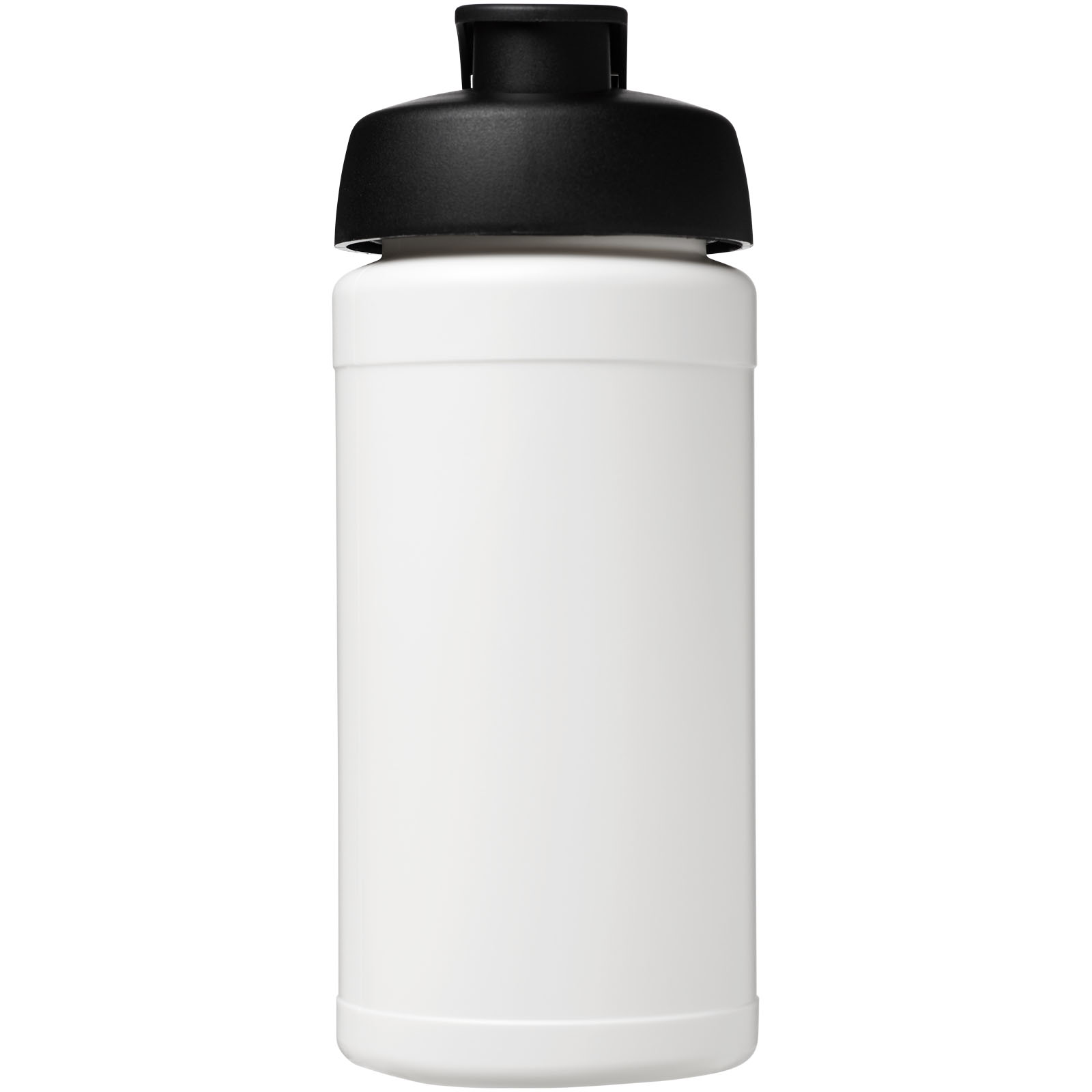 Bouteille de sport Baseline de 500 ml recyclée avec couvercle rabattable