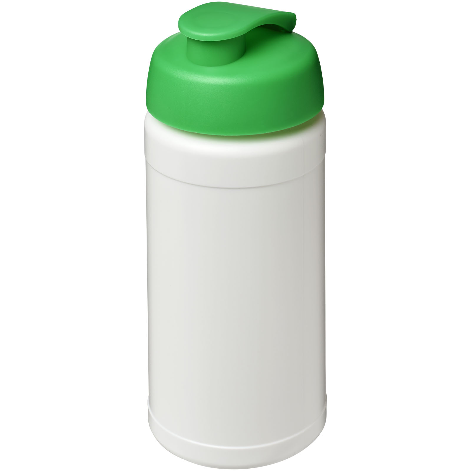 Bouteille de sport Baseline de 500 ml recyclée avec couvercle rabattable