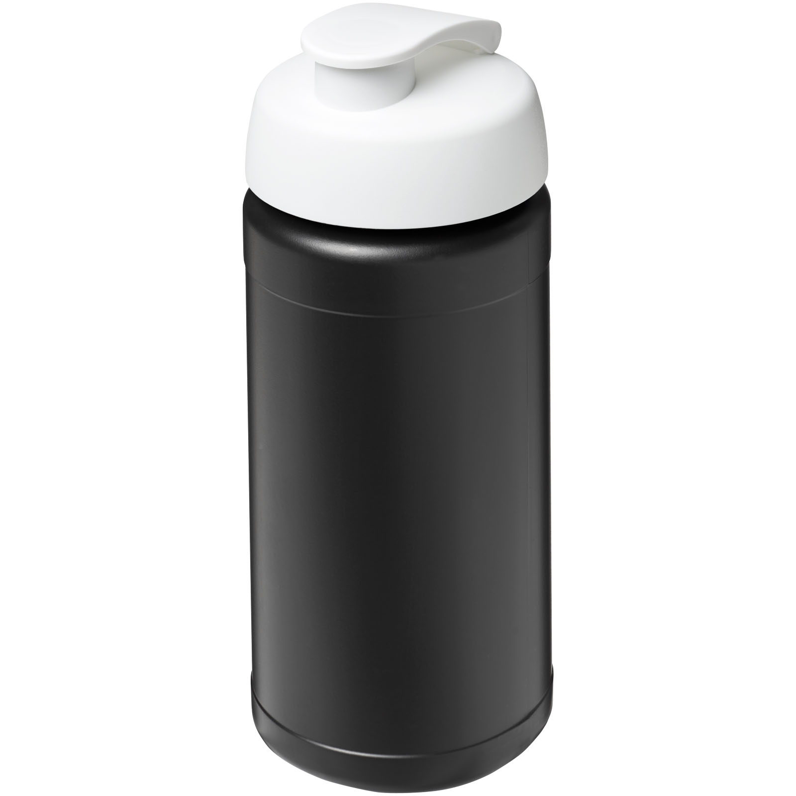 Bouteille de sport Baseline de 500 ml recyclée avec couvercle rabattable