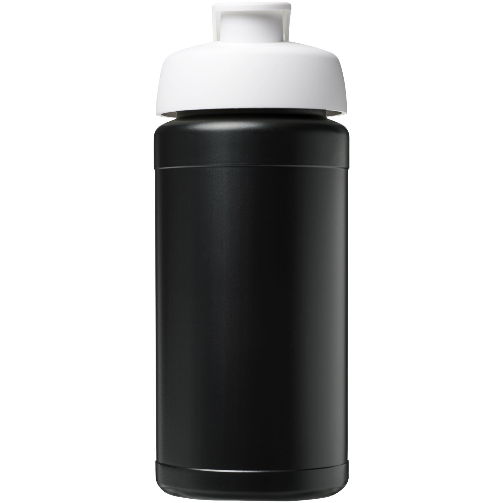 Bouteille de sport Baseline de 500 ml recyclée avec couvercle rabattable