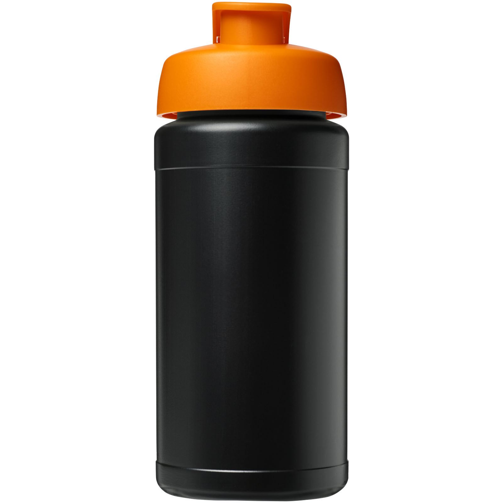 Bouteille de sport Baseline de 500 ml recyclée avec couvercle rabattable