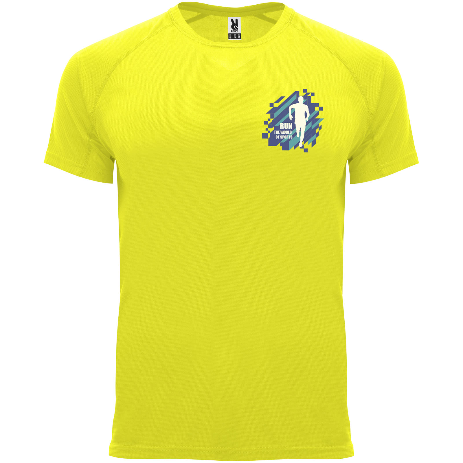 Roly T-shirt de 135 g/m² Bahrain en maille piquée à manches courtes pour homme
