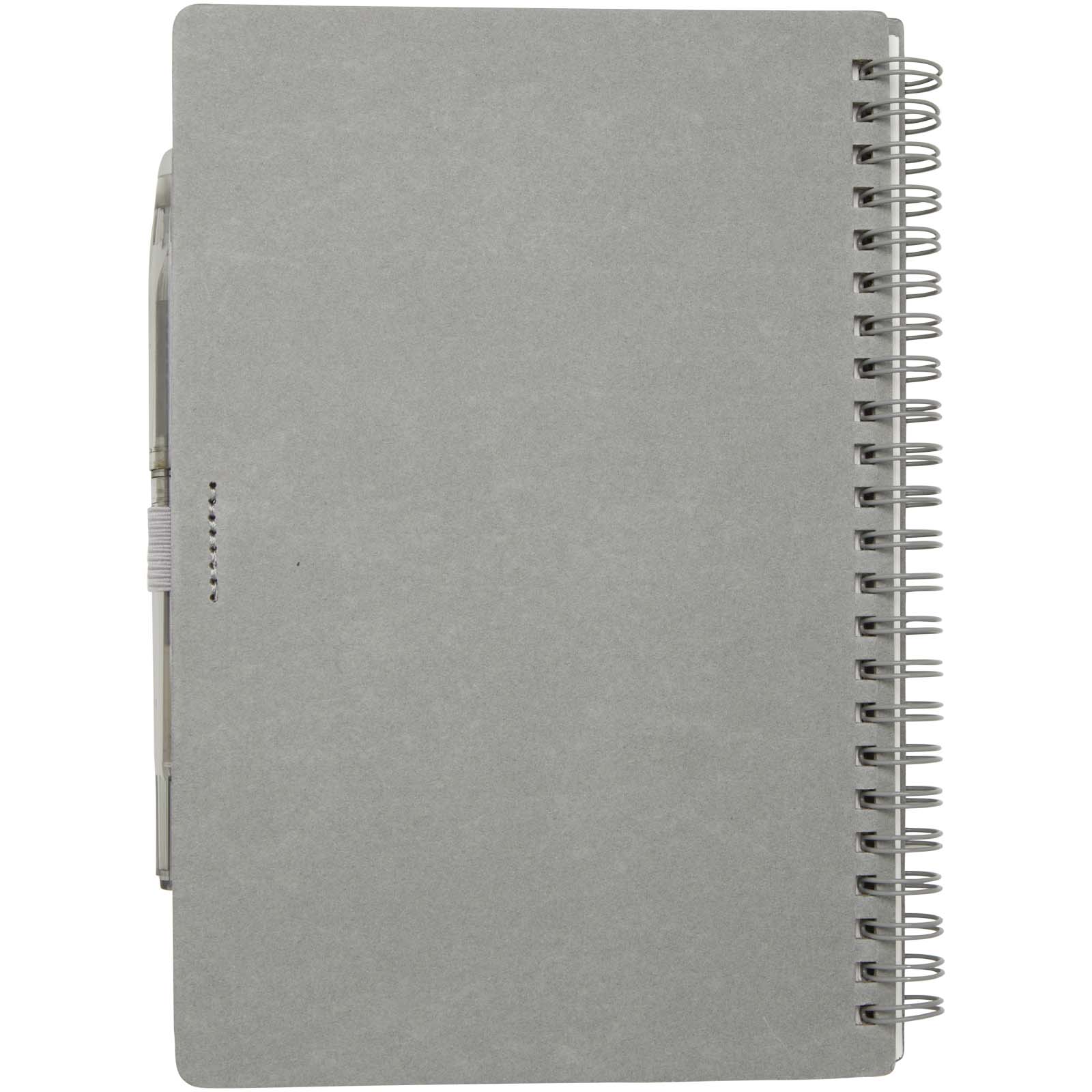 Carnet A5 à couverture souple réutilisable et parure de stylos Slate (encre noire)