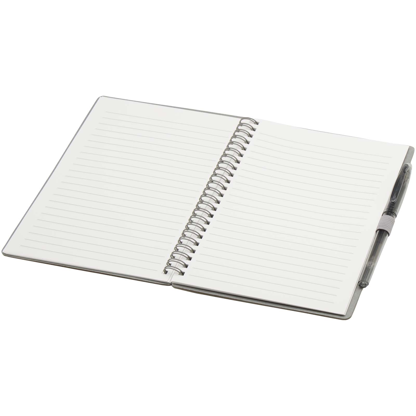 Carnet A5 à couverture souple réutilisable et parure de stylos Slate (encre noire)