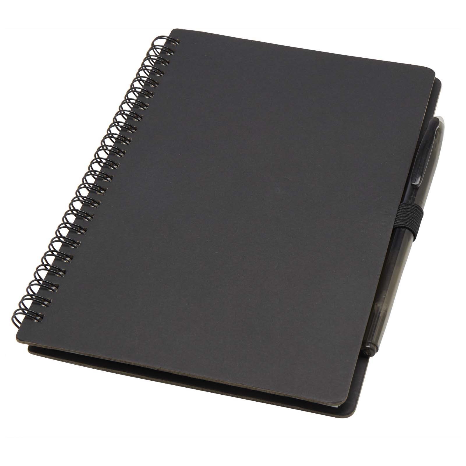 Carnet A5 à couverture souple réutilisable et parure de stylos Slate (encre noire)