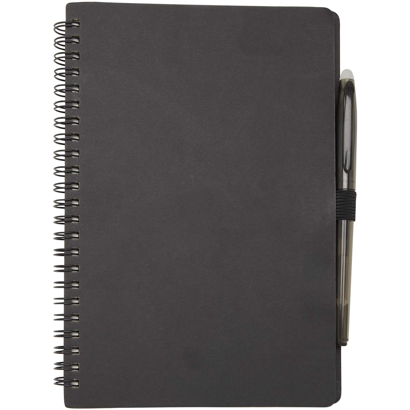 Carnet A5 à couverture souple réutilisable et parure de stylos Slate (encre noire)