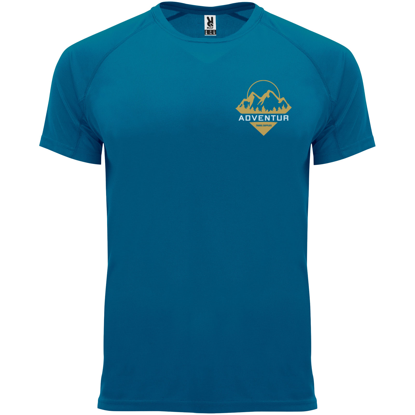 Roly T-shirt de 135 g/m² Bahrain en maille piquée à manches courtes pour homme