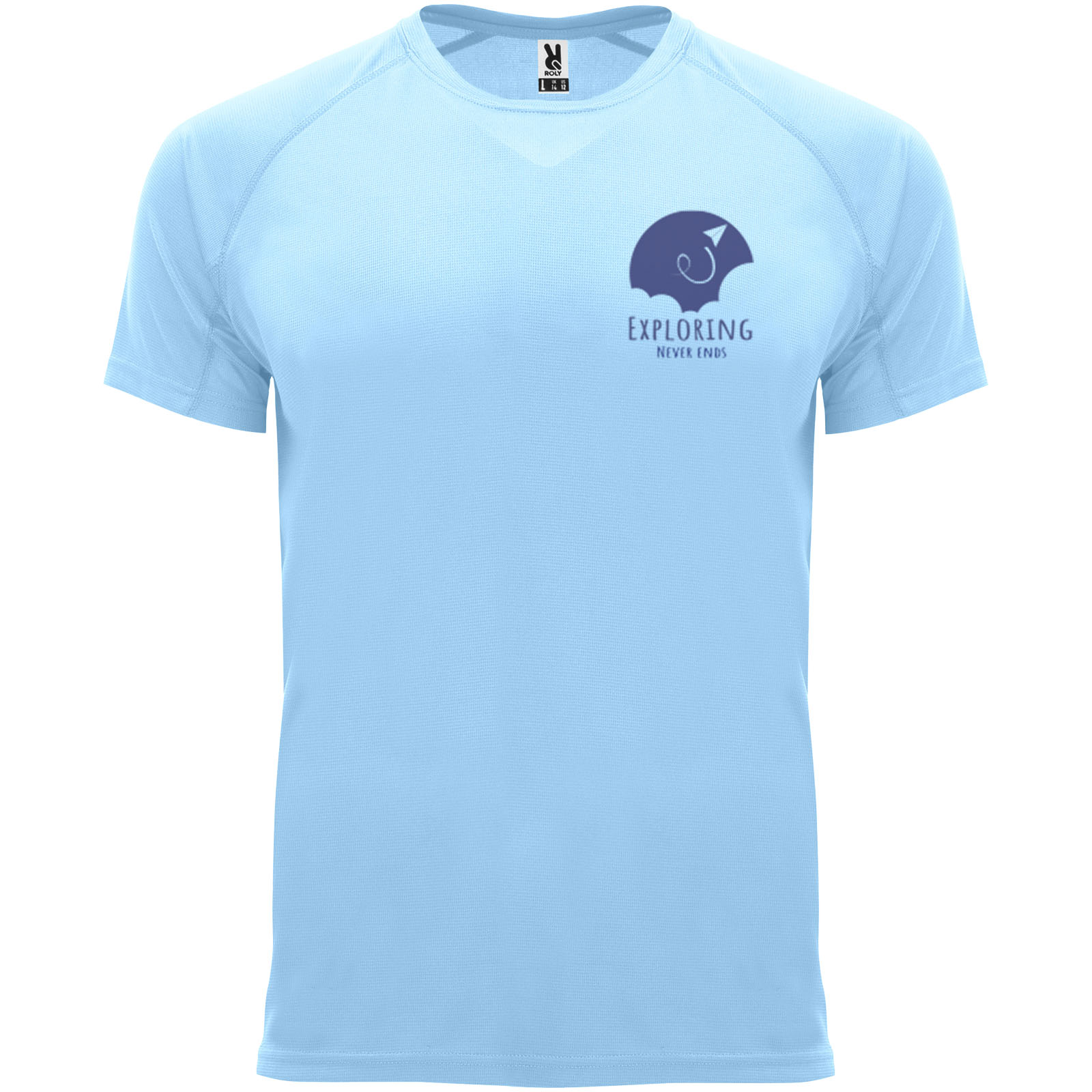 Roly T-shirt de 135 g/m² Bahrain en maille piquée à manches courtes pour homme