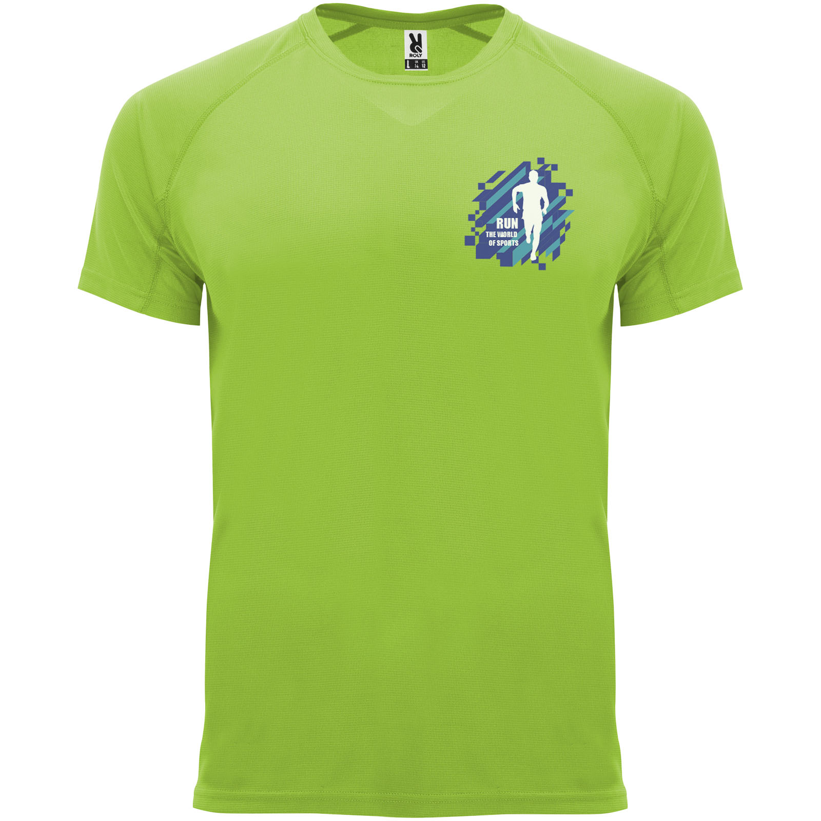 Roly T-shirt de 135 g/m² Bahrain en maille piquée à manches courtes pour homme