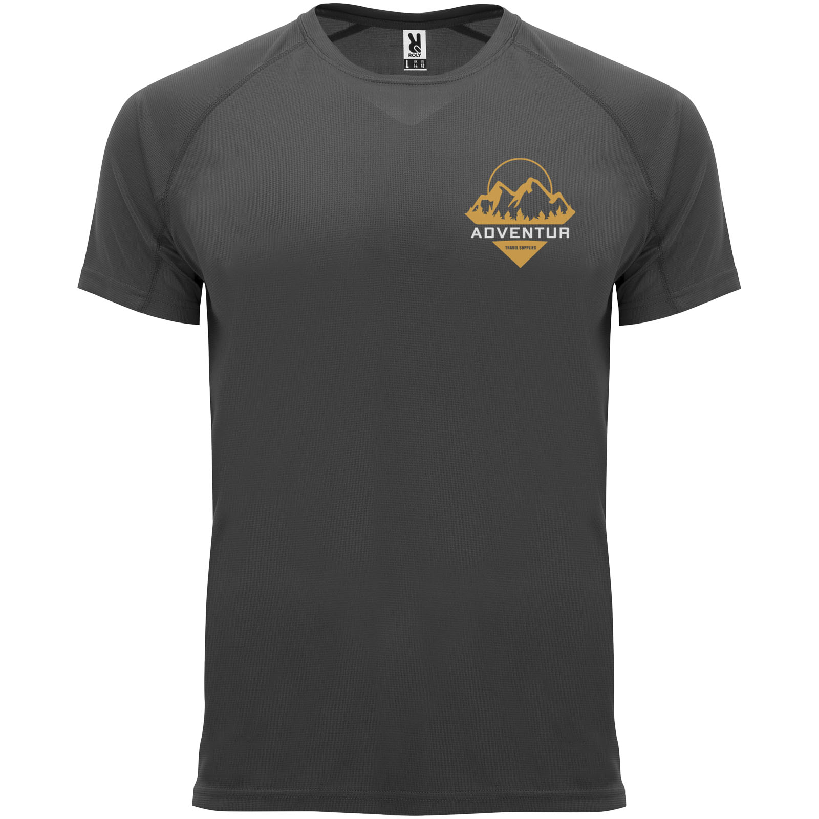 Roly T-shirt de 135 g/m² Bahrain en maille piquée à manches courtes pour homme