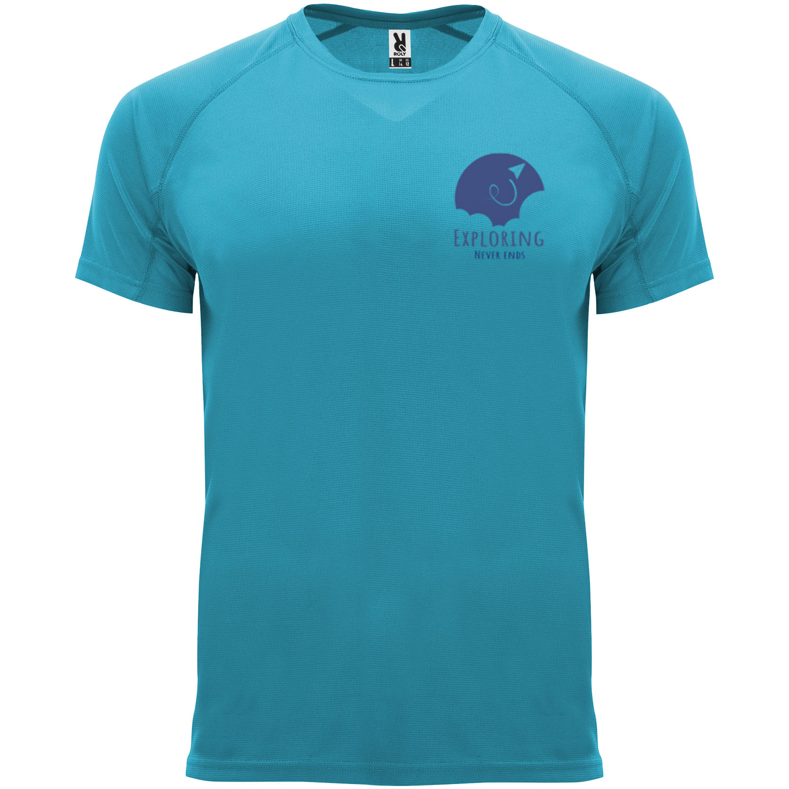 Roly T-shirt de 135 g/m² Bahrain en maille piquée à manches courtes pour homme
