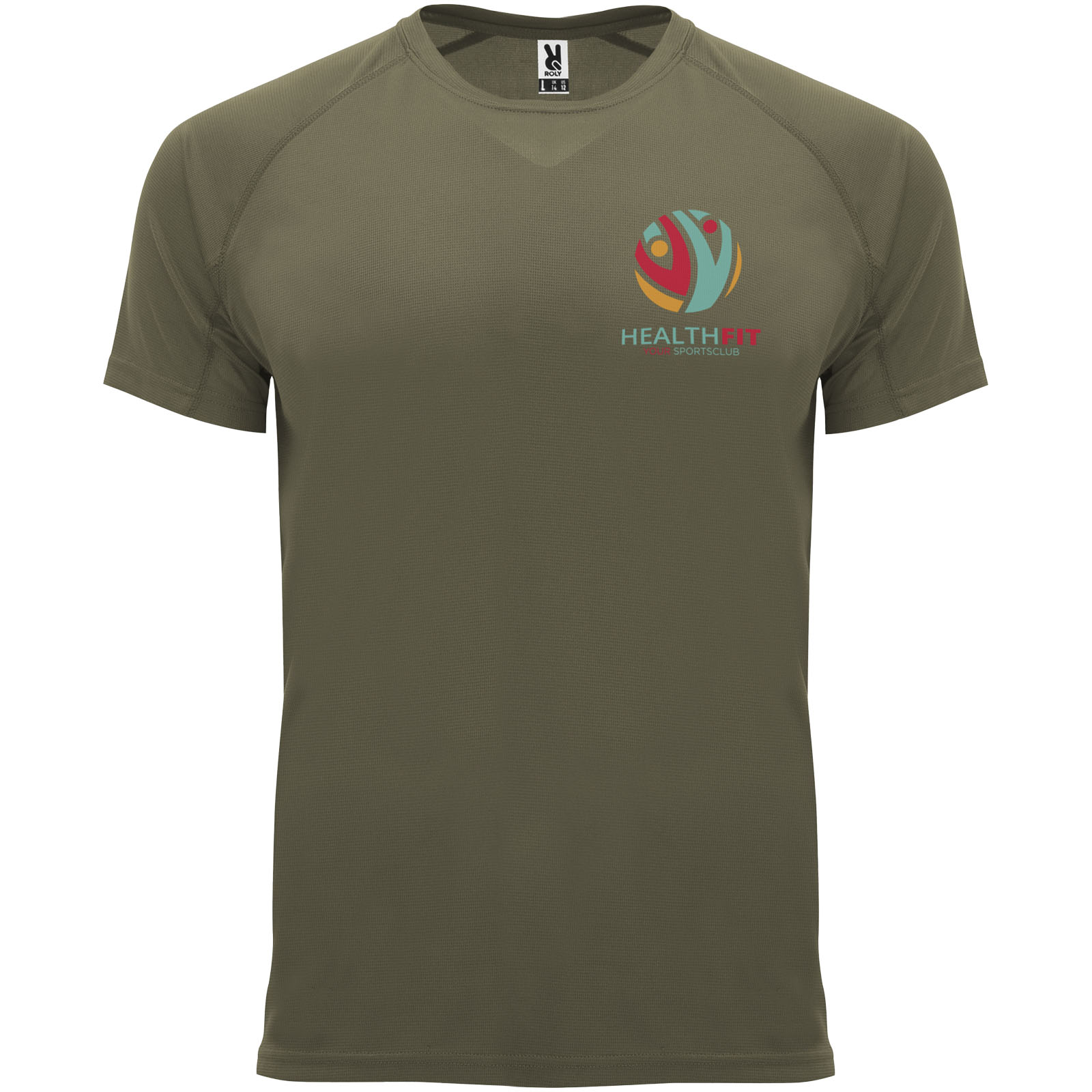 Roly T-shirt de 135 g/m² Bahrain en maille piquée à manches courtes pour homme