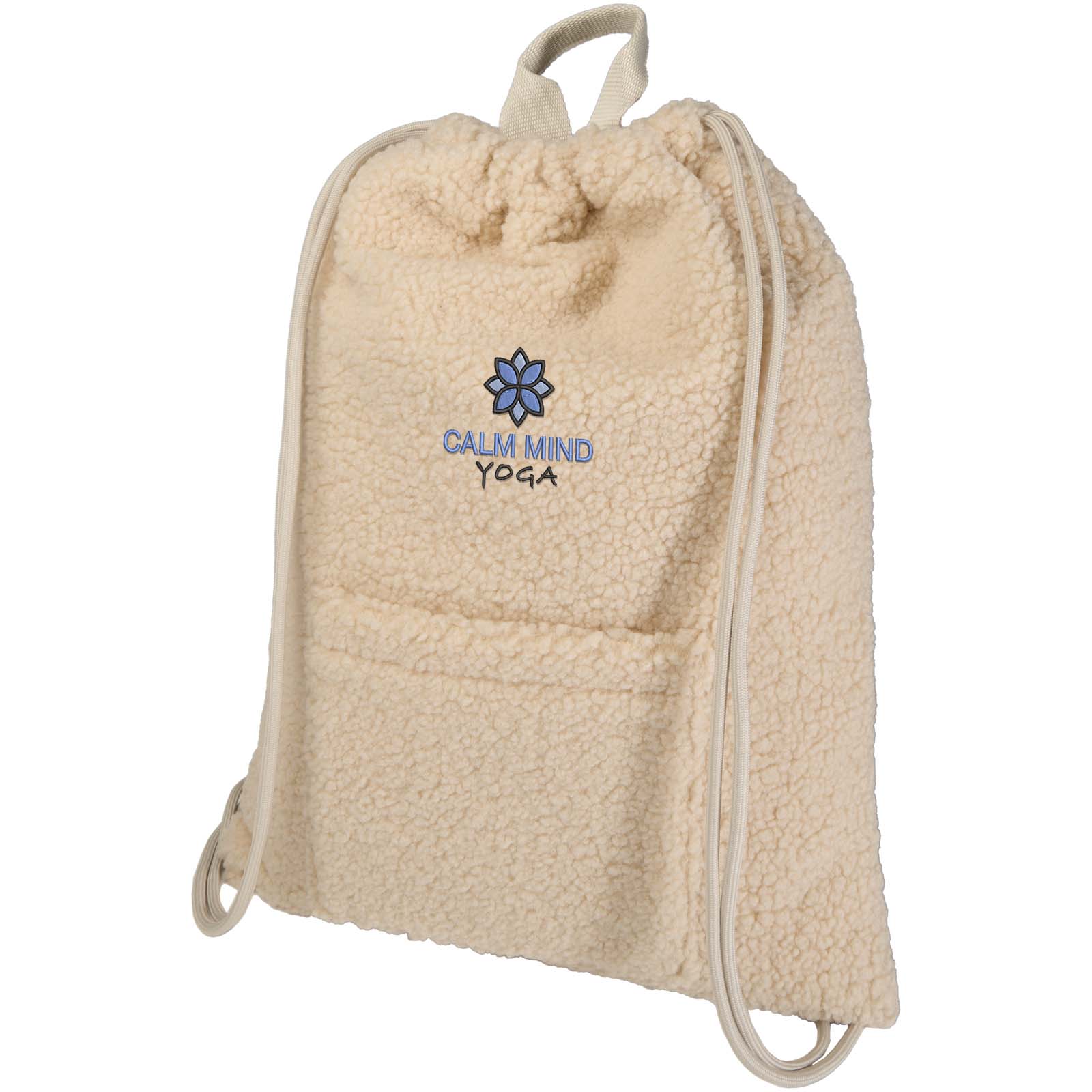 Sac à dos avec cordon sherpa recyclé GRS de 9 L Bear
