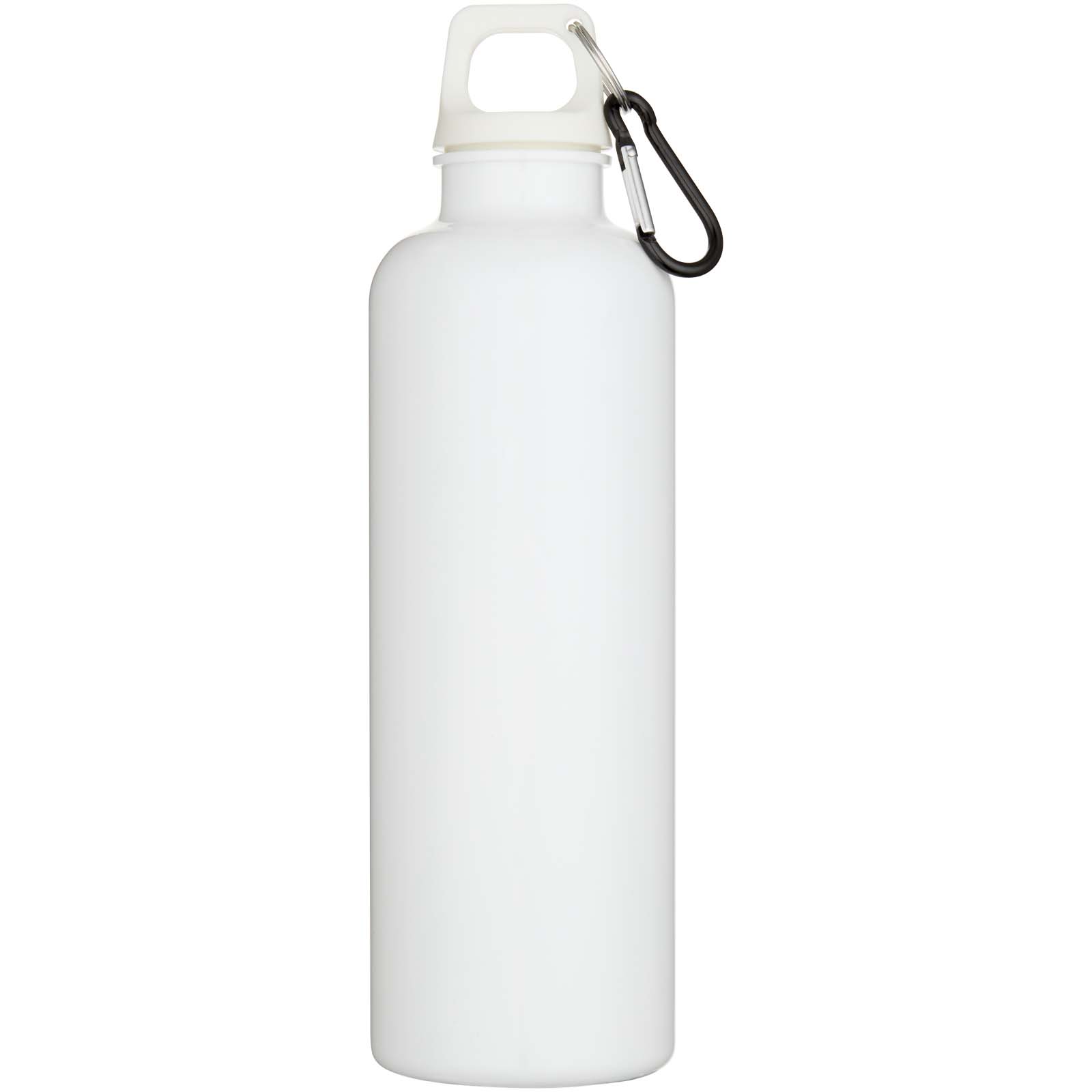 Bouteille d’eau Oregon de 750 ml en plastique recyclé uni certifié RCS avec mousqueton