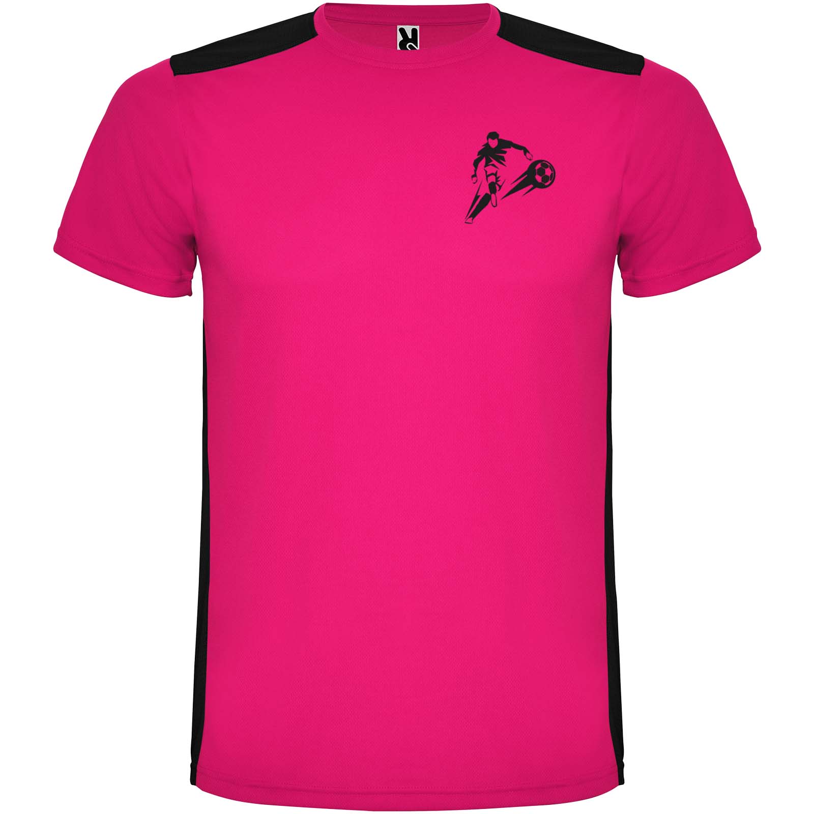 Roly T-shirt de sport de 130 g/m² Detroit à manches courtes unisexe