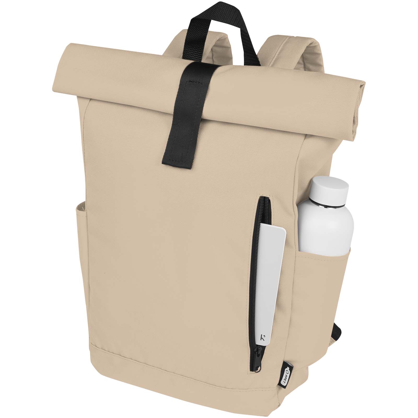 Sac à dos Byron de 18 L en RPET GRS 15,6" avec dessus enroulable