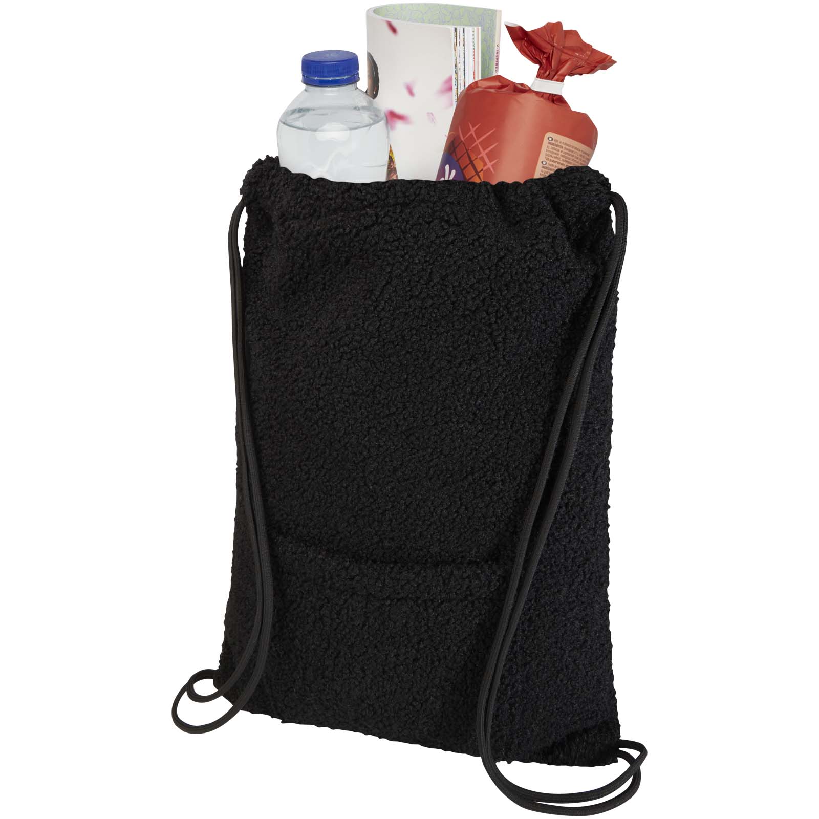 Sac à dos avec cordon sherpa recyclé GRS de 9 L Bear