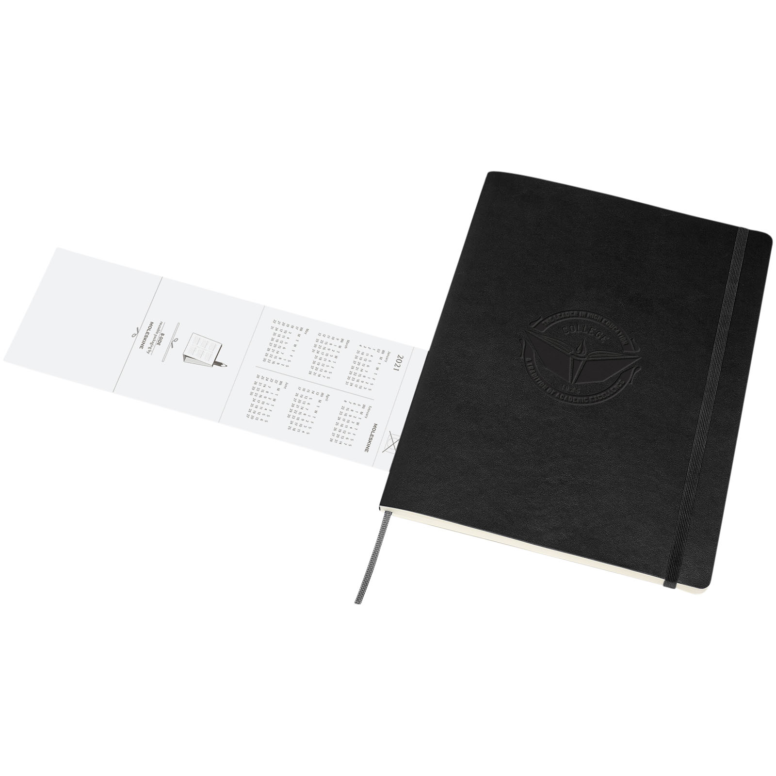 Agenda XL 12 mois Moleskine à couverture souple