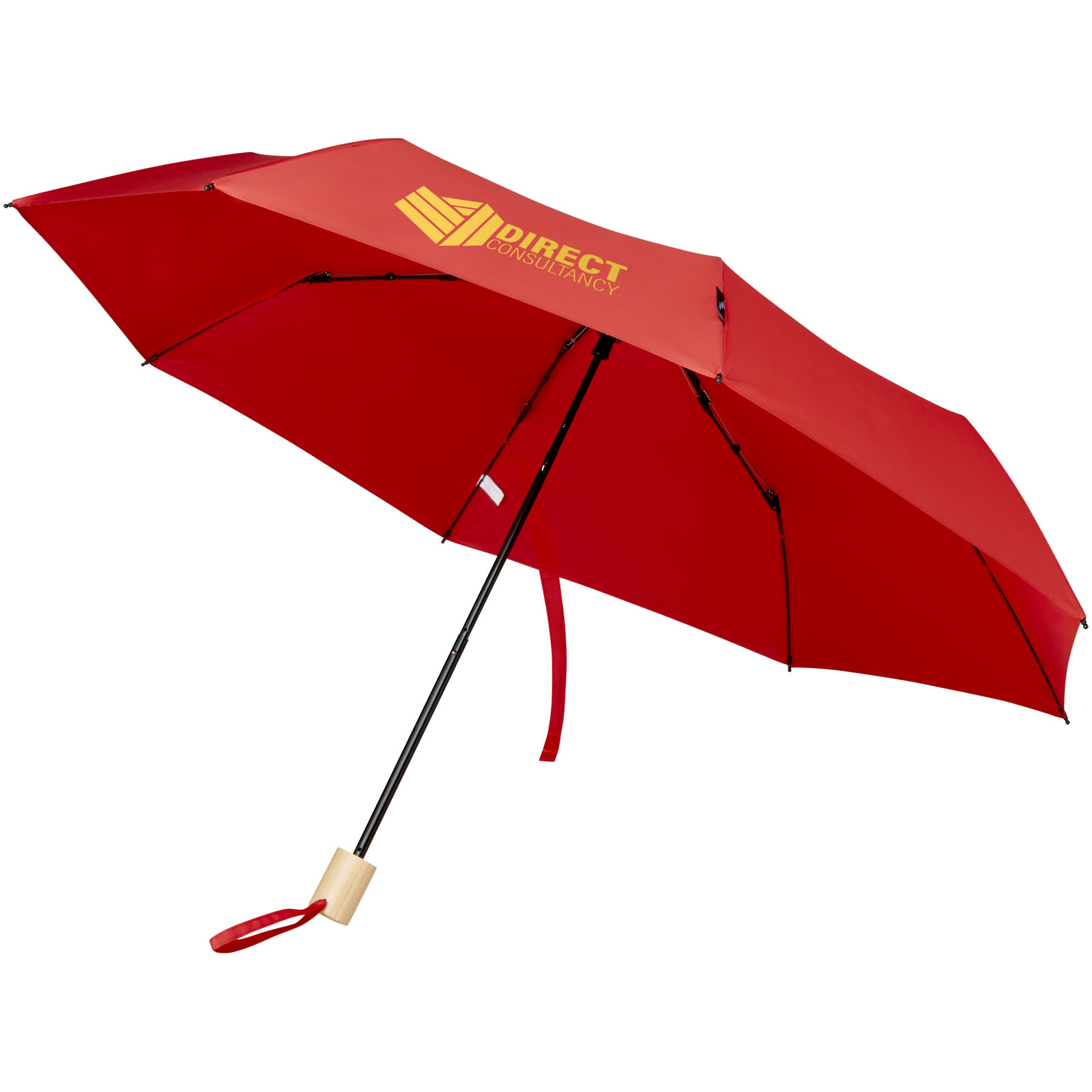 Parapluie 21" pliable windproof en PET recyclé Birgit
