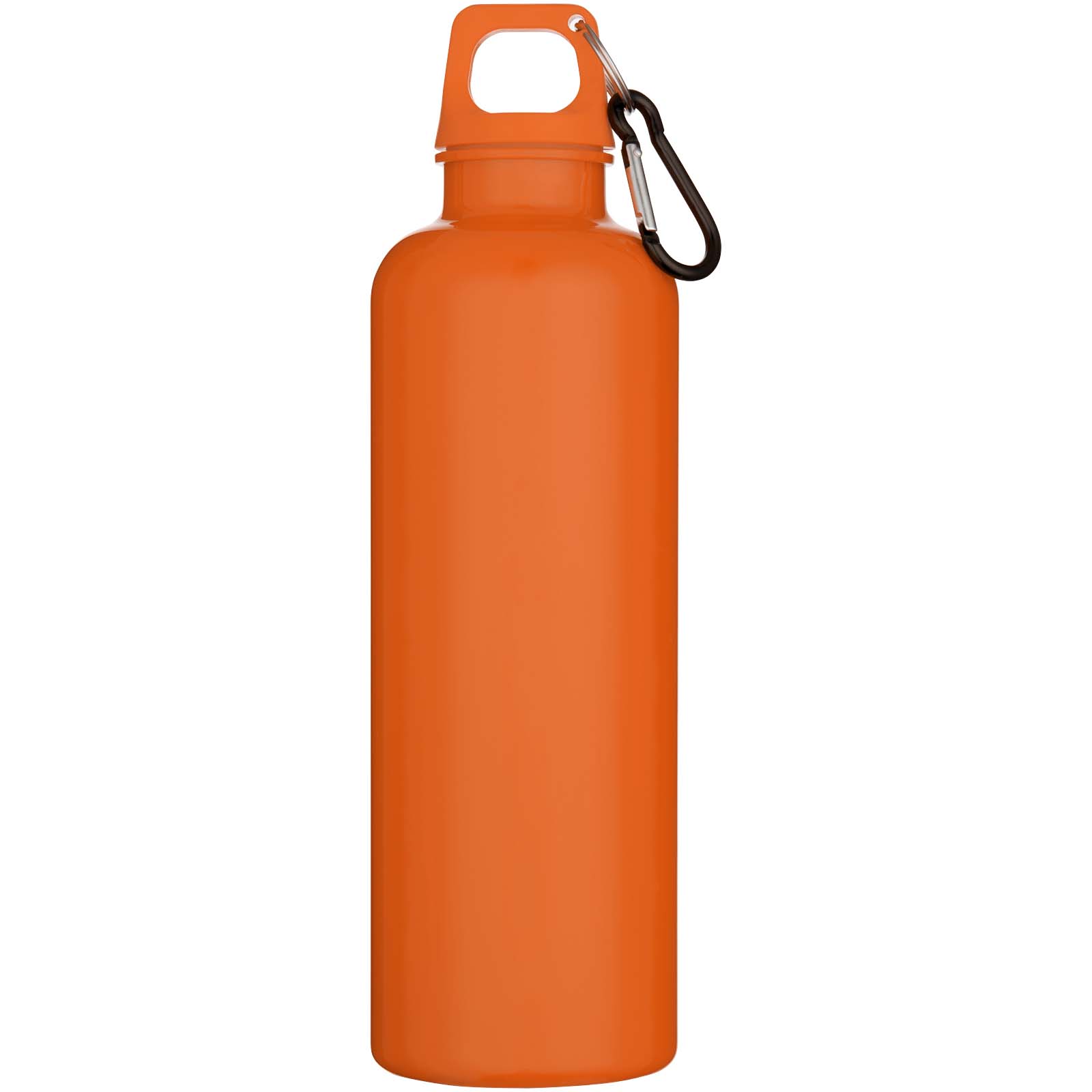 Bouteille d’eau Oregon de 750 ml en plastique recyclé uni certifié RCS avec mousqueton