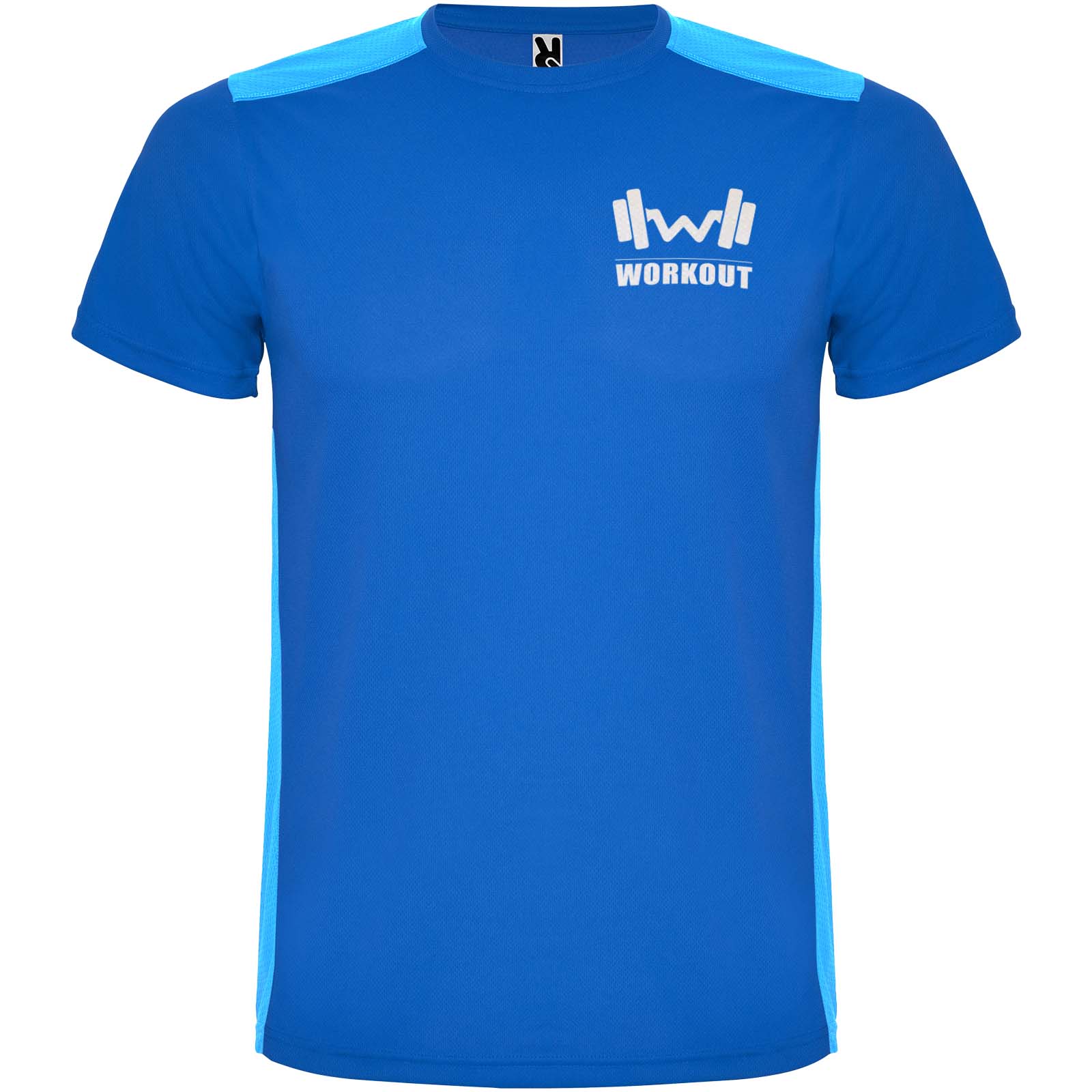 Roly T-shirt de sport de 130 g/m² Detroit à manches courtes unisexe