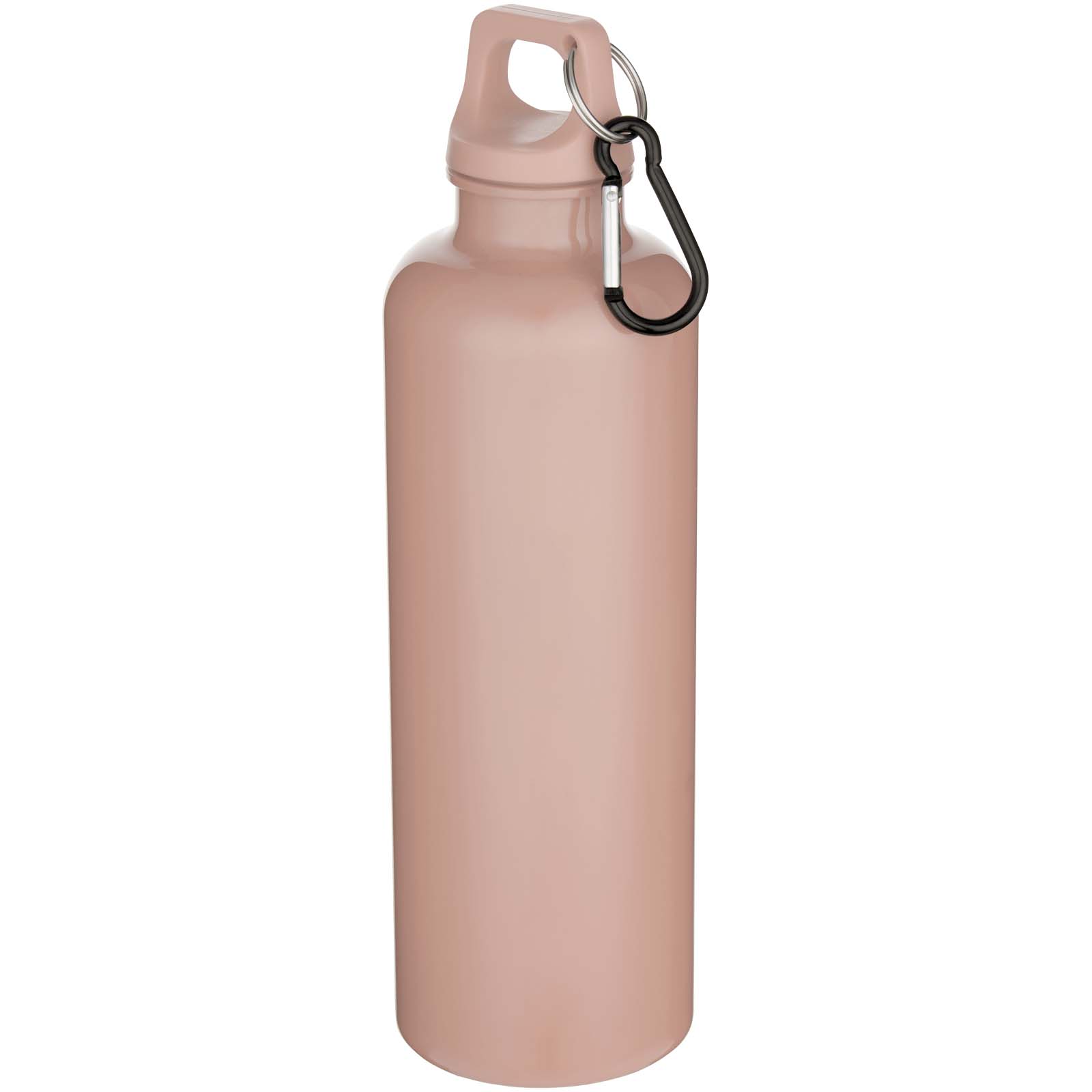 Bouteille d’eau Oregon de 750 ml en plastique recyclé uni certifié RCS avec mousqueton