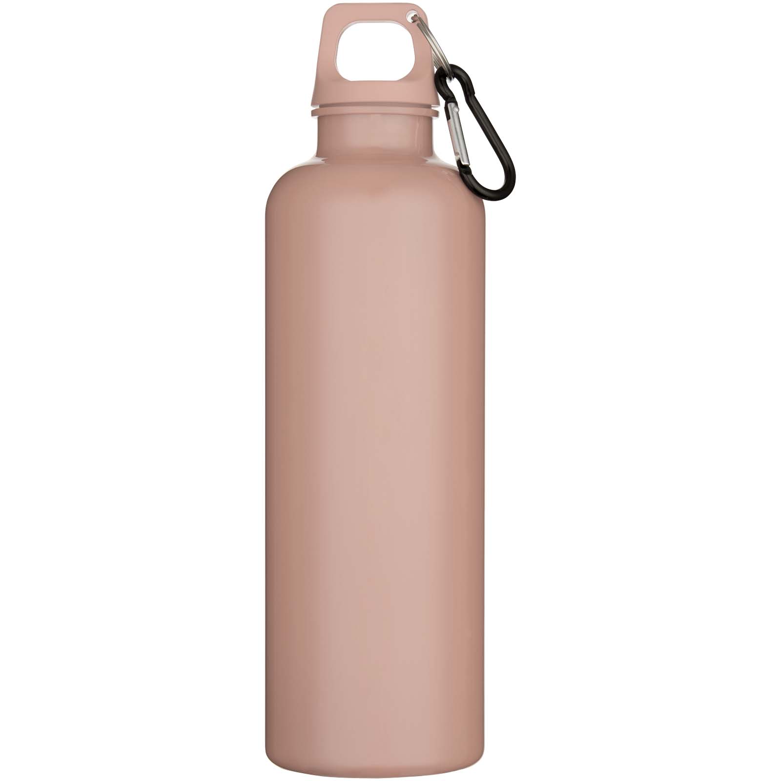 Bouteille d’eau Oregon de 750 ml en plastique recyclé uni certifié RCS avec mousqueton
