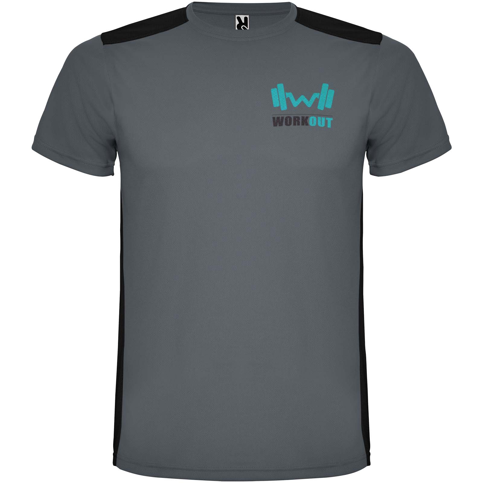 Roly T-shirt de sport de 130 g/m² Detroit à manches courtes unisexe