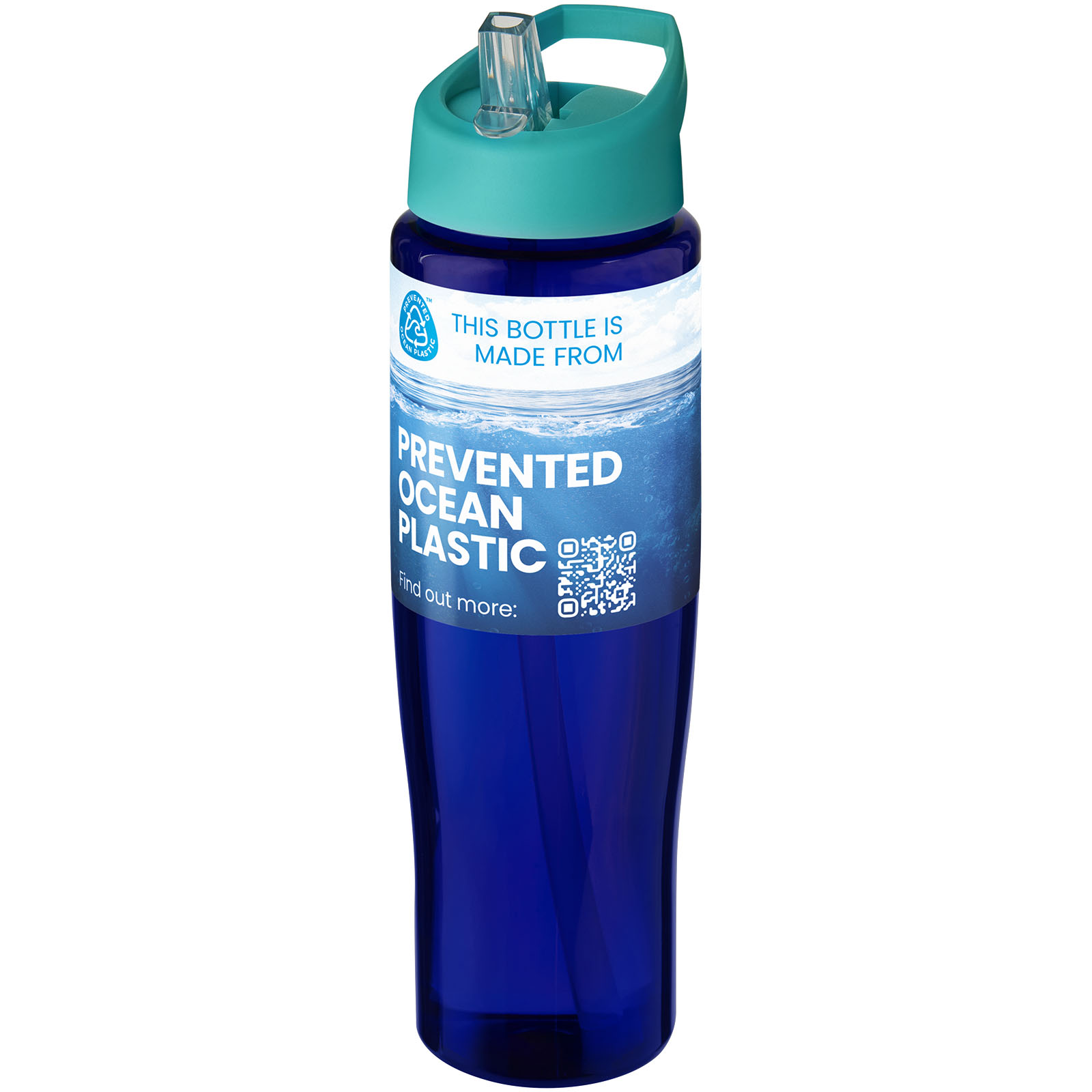 Bouteille de sport H2O Active® Eco Tempo de 700 ml avec couvercle à bec verseur
